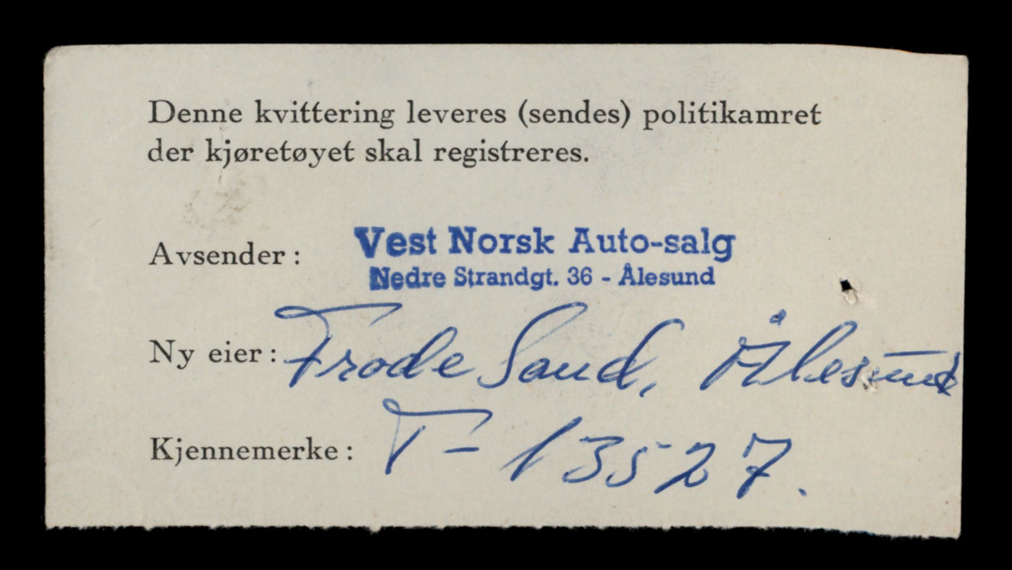 Møre og Romsdal vegkontor - Ålesund trafikkstasjon, AV/SAT-A-4099/F/Fe/L0039: Registreringskort for kjøretøy T 13361 - T 13530, 1927-1998, p. 2934