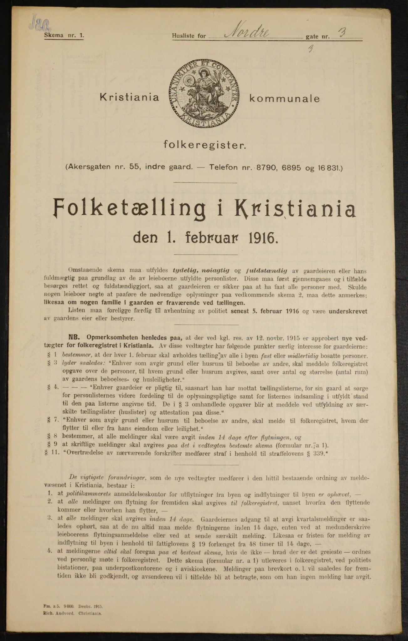 OBA, Municipal Census 1916 for Kristiania, 1916, p. 74800