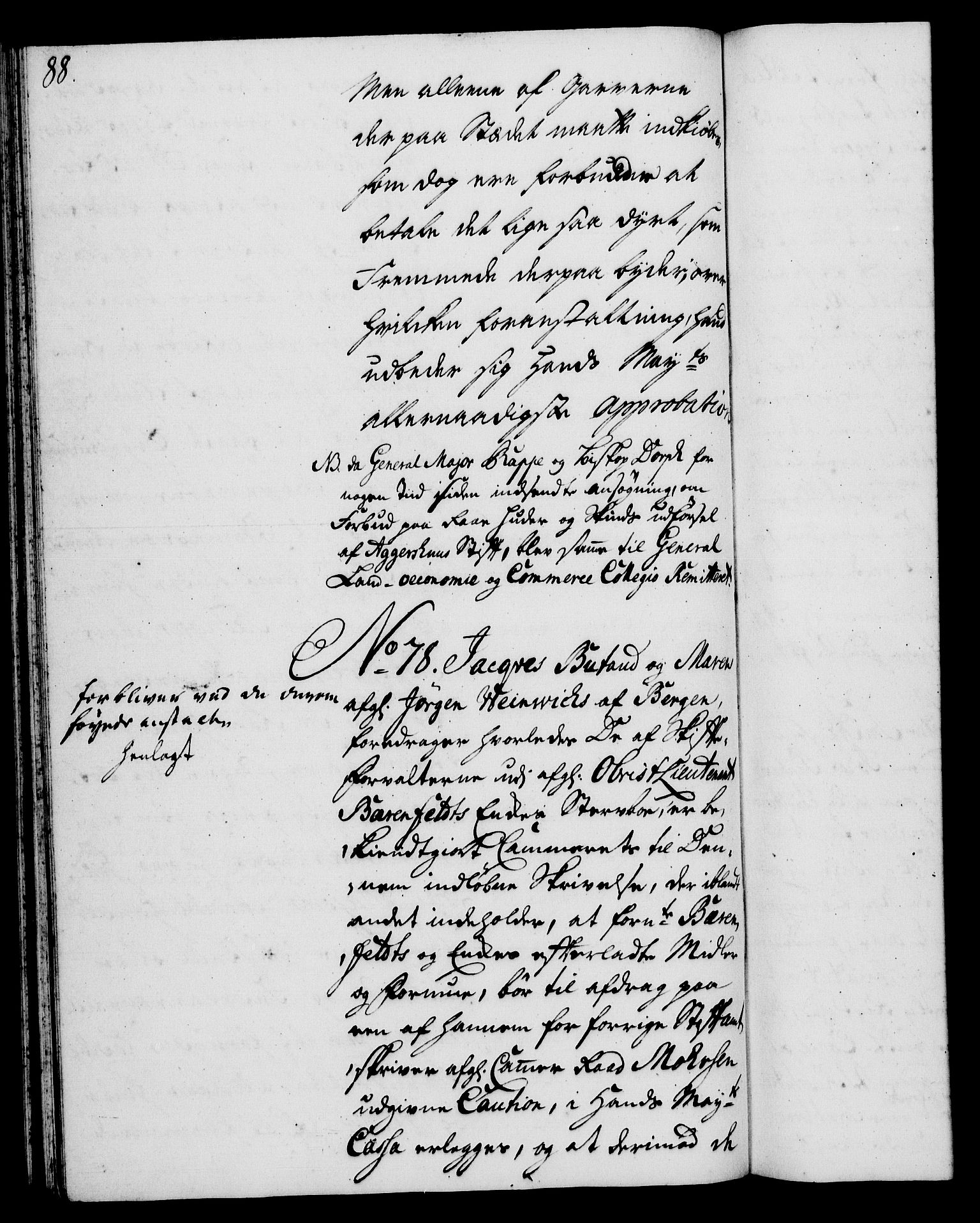 Rentekammeret, Kammerkanselliet, RA/EA-3111/G/Gh/Gha/L0026: Norsk ekstraktmemorialprotokoll (merket RK 53.71), 1744-1745, p. 88