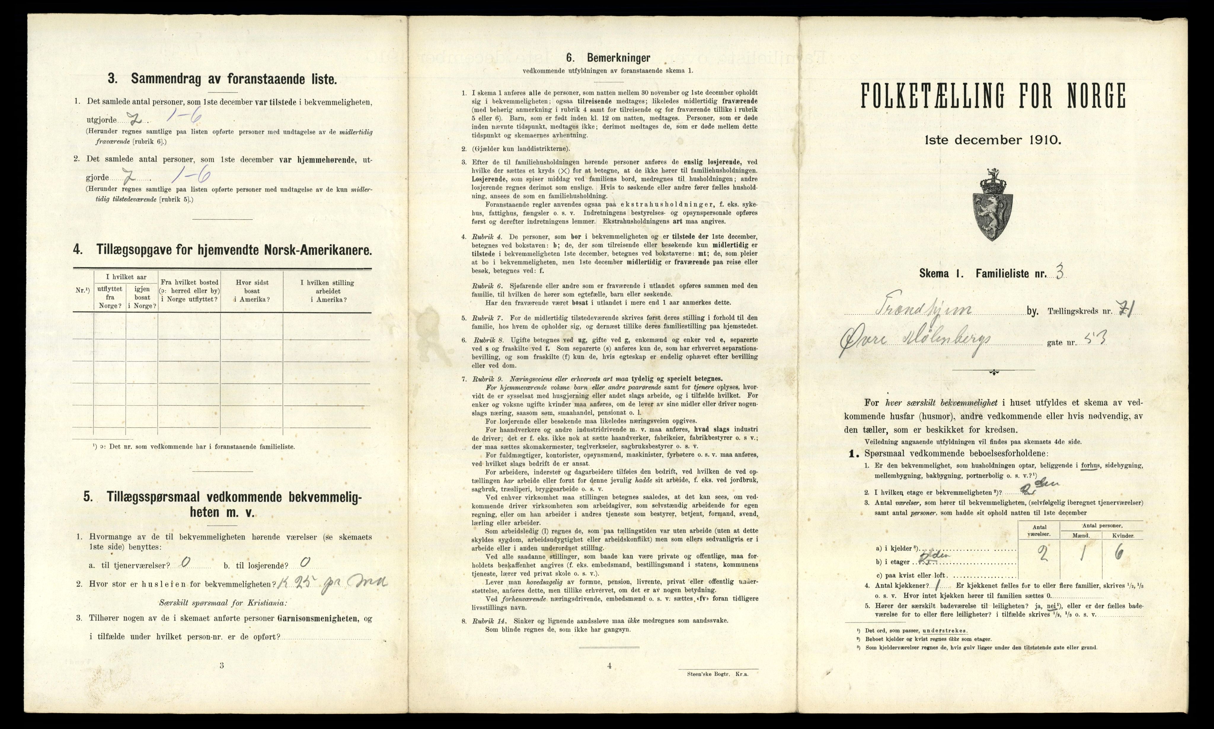 RA, 1910 census for Trondheim, 1910, p. 20919