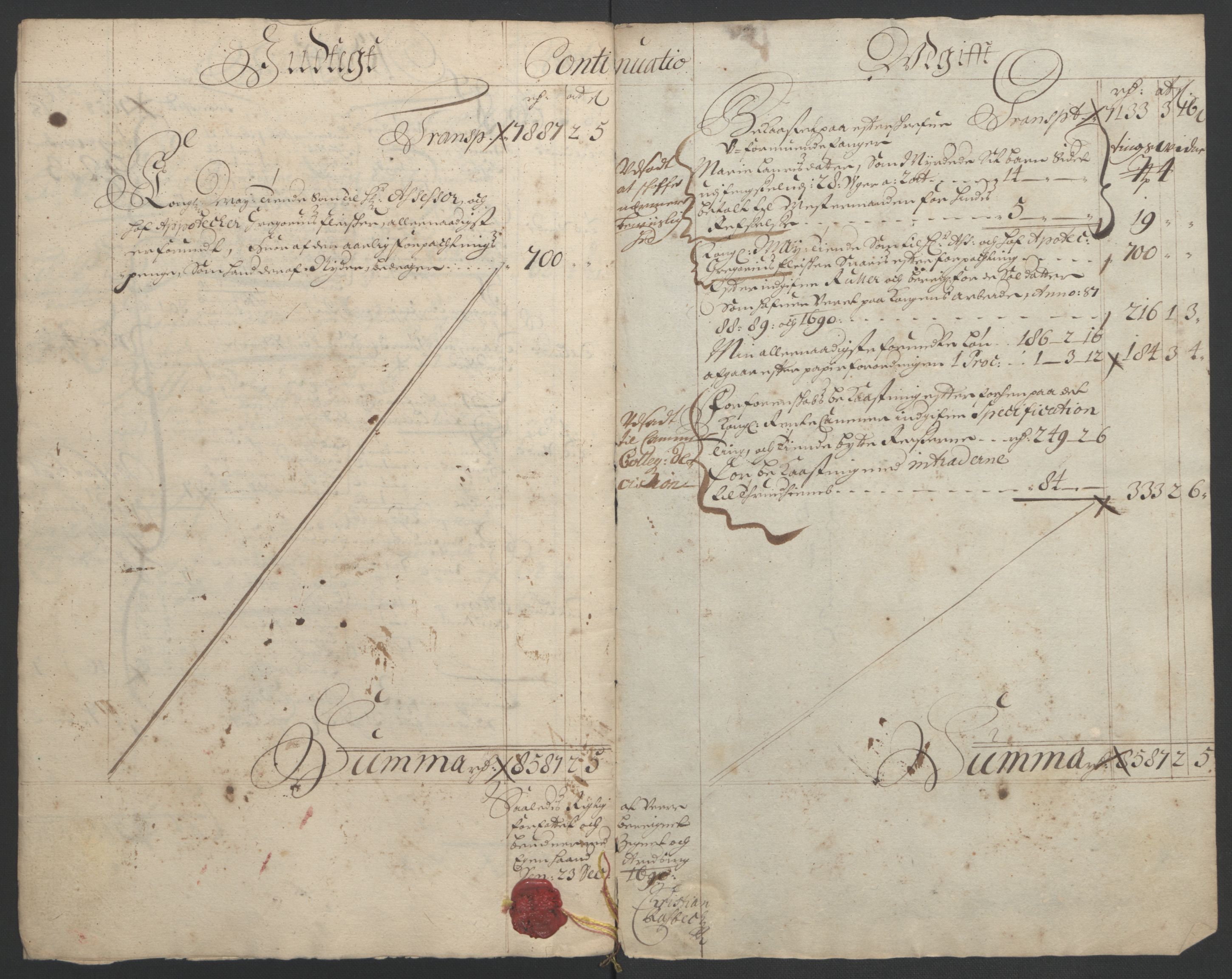 Rentekammeret inntil 1814, Reviderte regnskaper, Fogderegnskap, RA/EA-4092/R56/L3734: Fogderegnskap Nordmøre, 1690-1691, p. 8