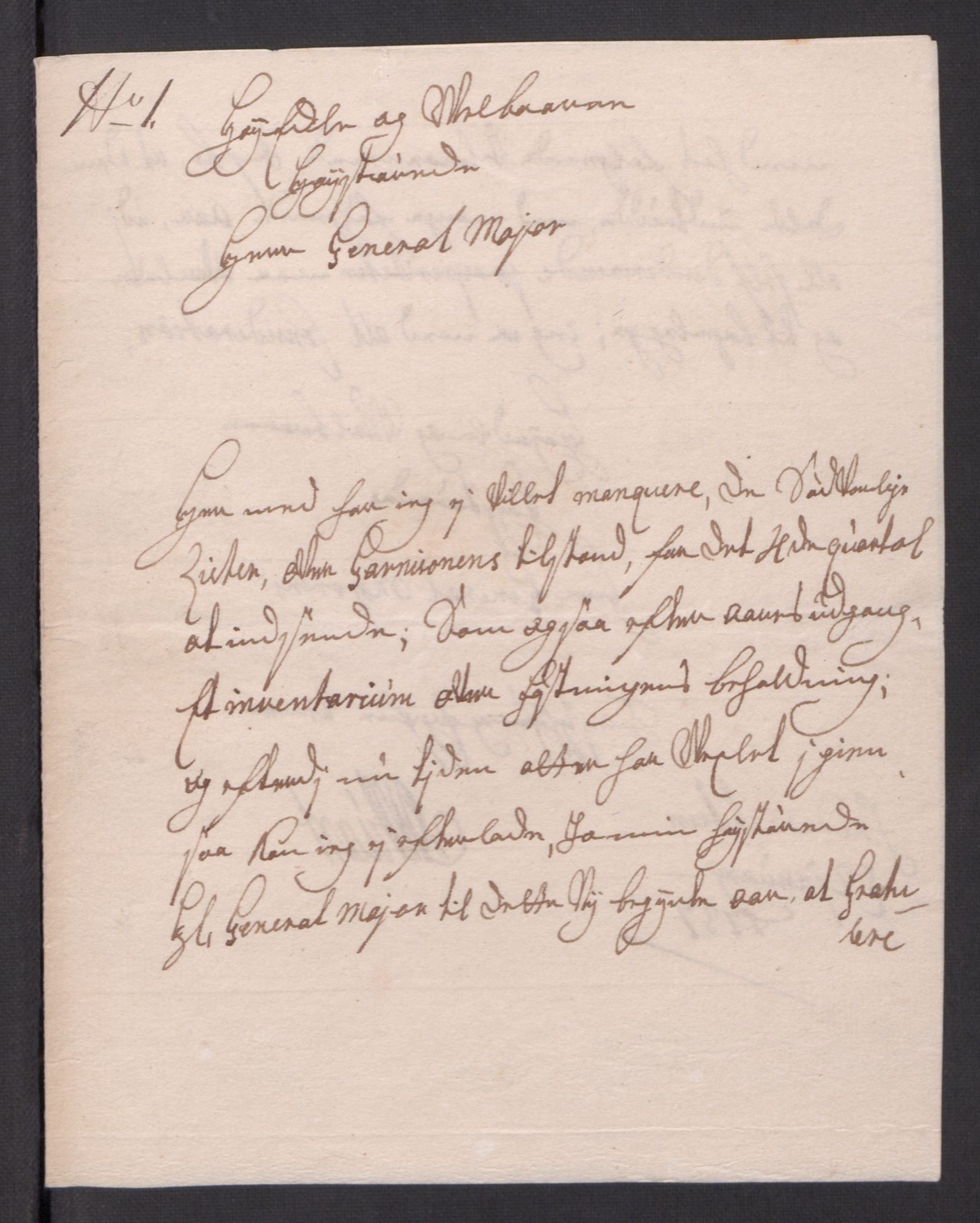 Kommanderende general (KG I) med Det norske krigsdirektorium, AV/RA-EA-5419/D/L0154: Fredriksten festning: Brev, inventarfortegnelser og regnskapsekstrakter, 1730-1739, p. 500