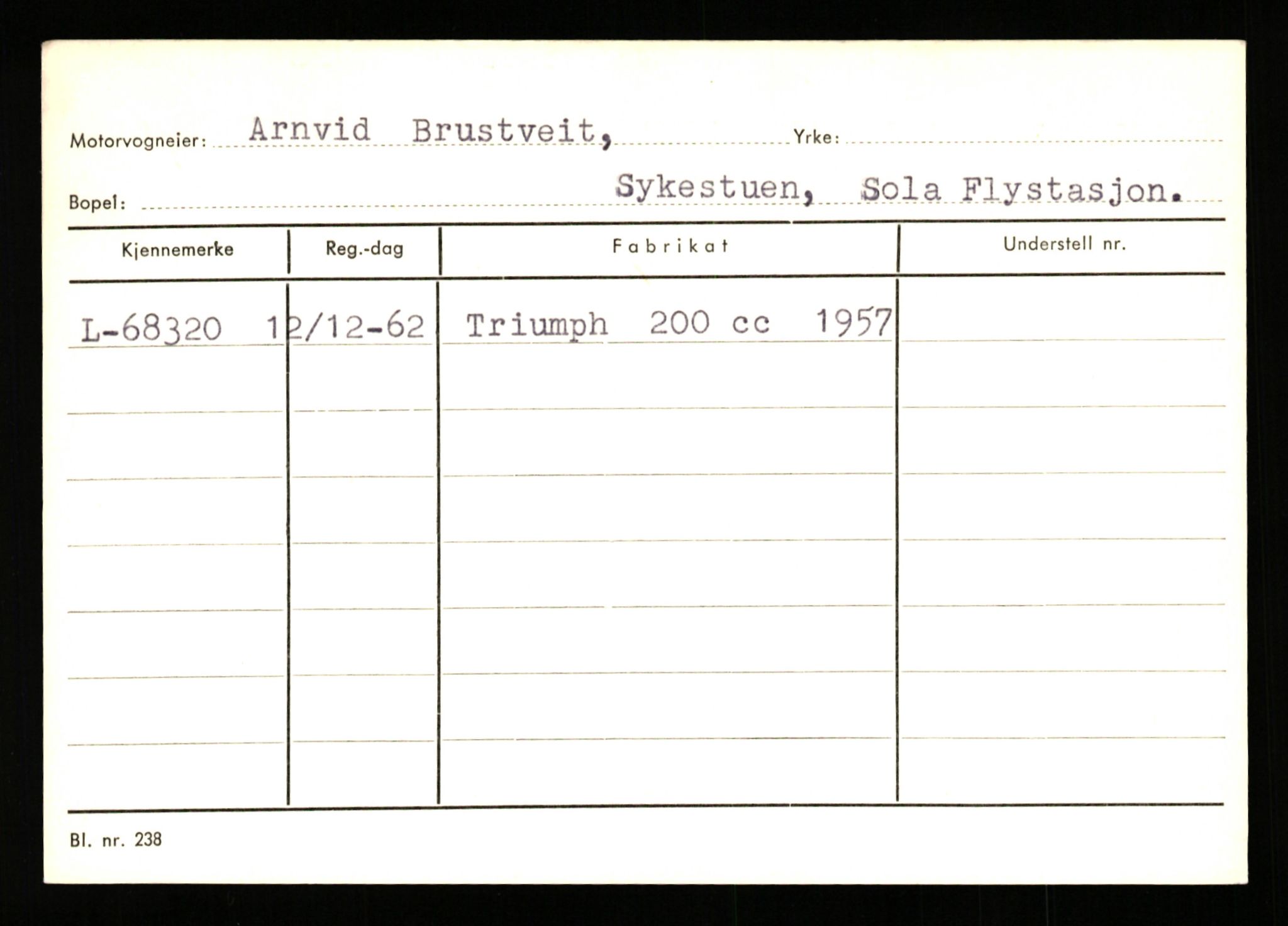 Stavanger trafikkstasjon, AV/SAST-A-101942/0/G/L0008: Registreringsnummer: 67519 - 84533, 1930-1971, p. 65