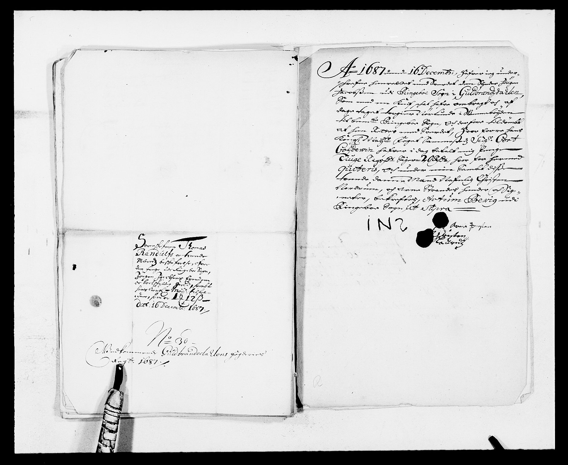 Rentekammeret inntil 1814, Reviderte regnskaper, Fogderegnskap, AV/RA-EA-4092/R17/L1162: Fogderegnskap Gudbrandsdal, 1682-1689, p. 327