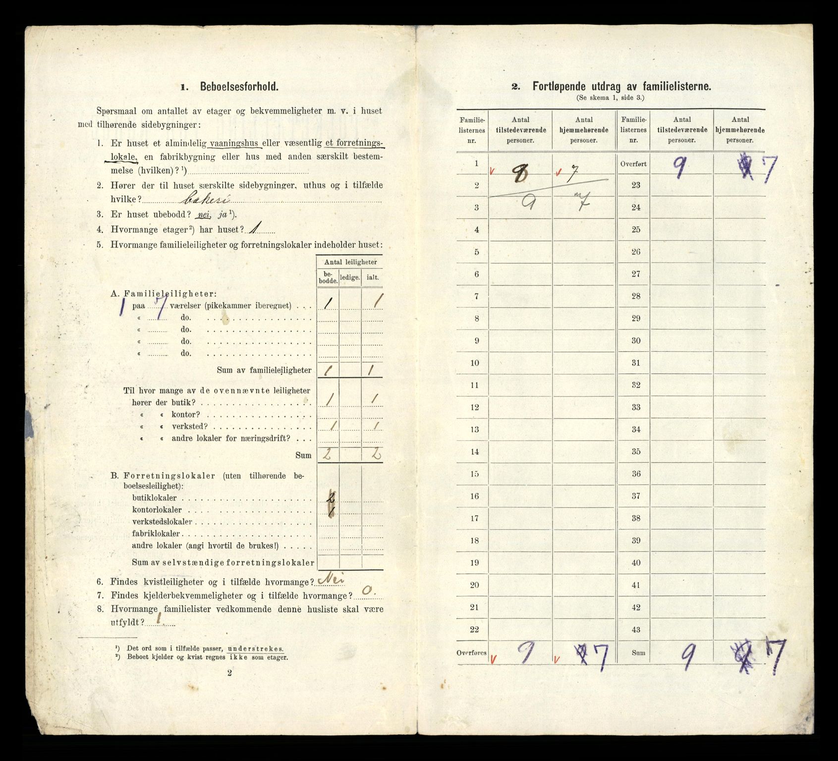RA, 1910 census for Hammerfest, 1910, p. 1085