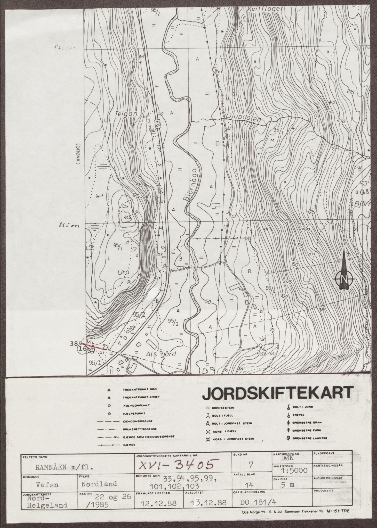 Jordskifteverkets kartarkiv, RA/S-3929/T, 1859-1988, p. 4427