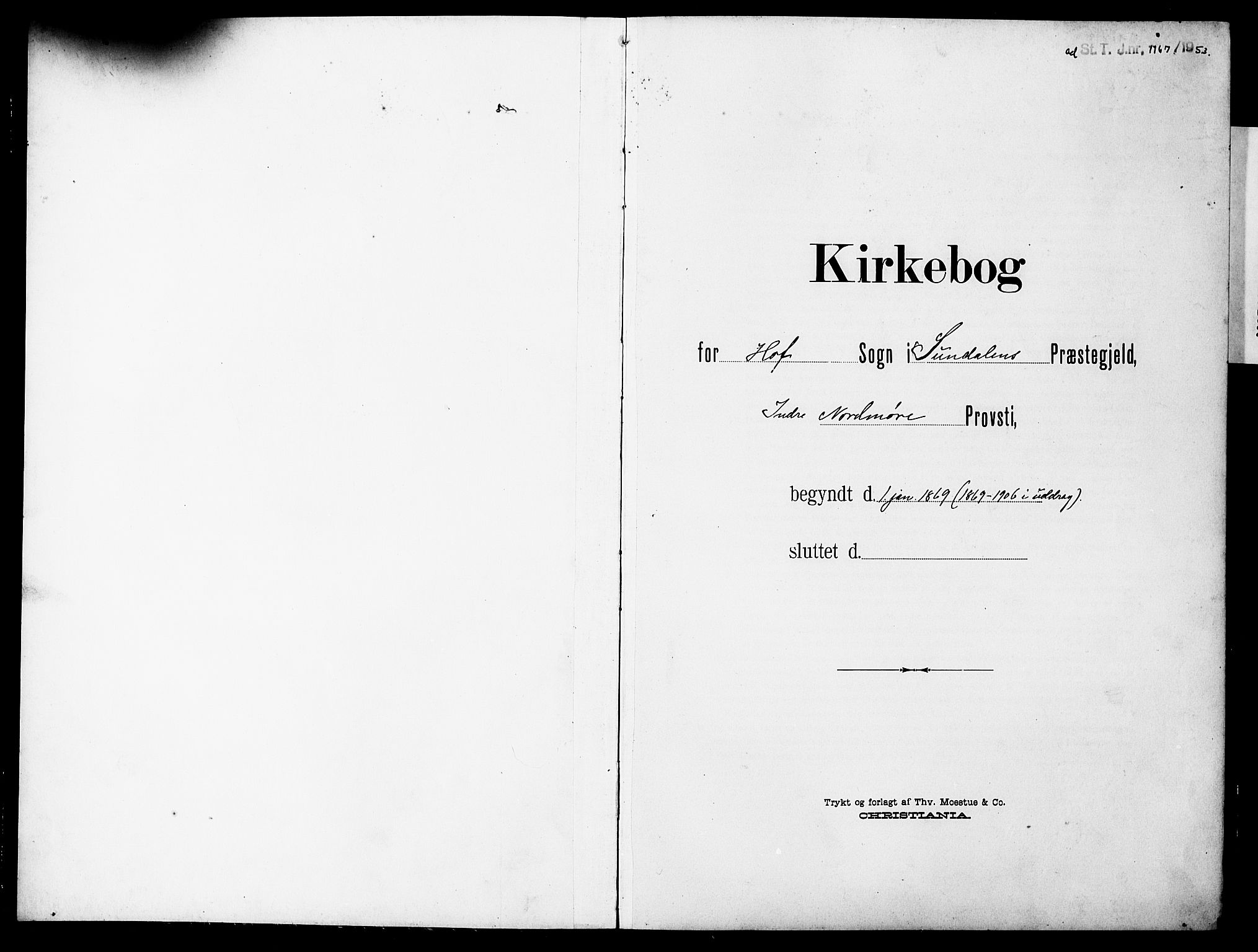 Ministerialprotokoller, klokkerbøker og fødselsregistre - Møre og Romsdal, SAT/A-1454/590/L1017: Parish register (copy) no. 590C02, 1869-1931