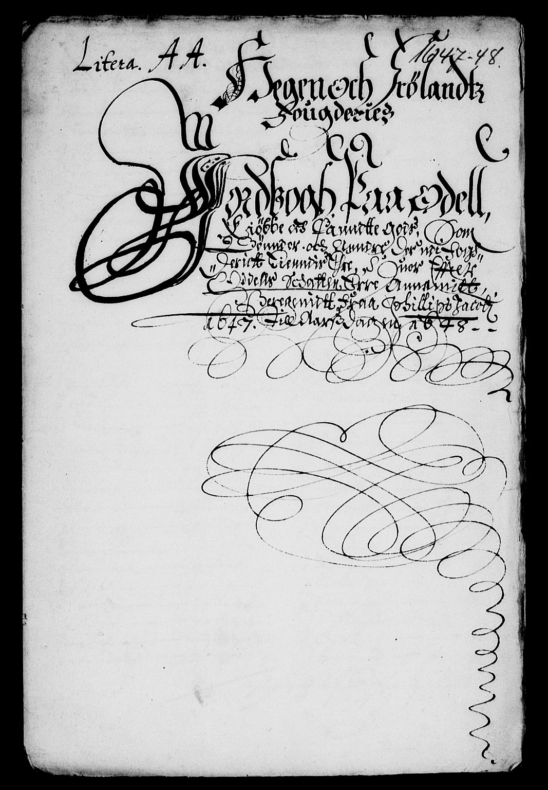 Rentekammeret inntil 1814, Reviderte regnskaper, Lensregnskaper, AV/RA-EA-5023/R/Rb/Rba/L0193: Akershus len, 1647-1648