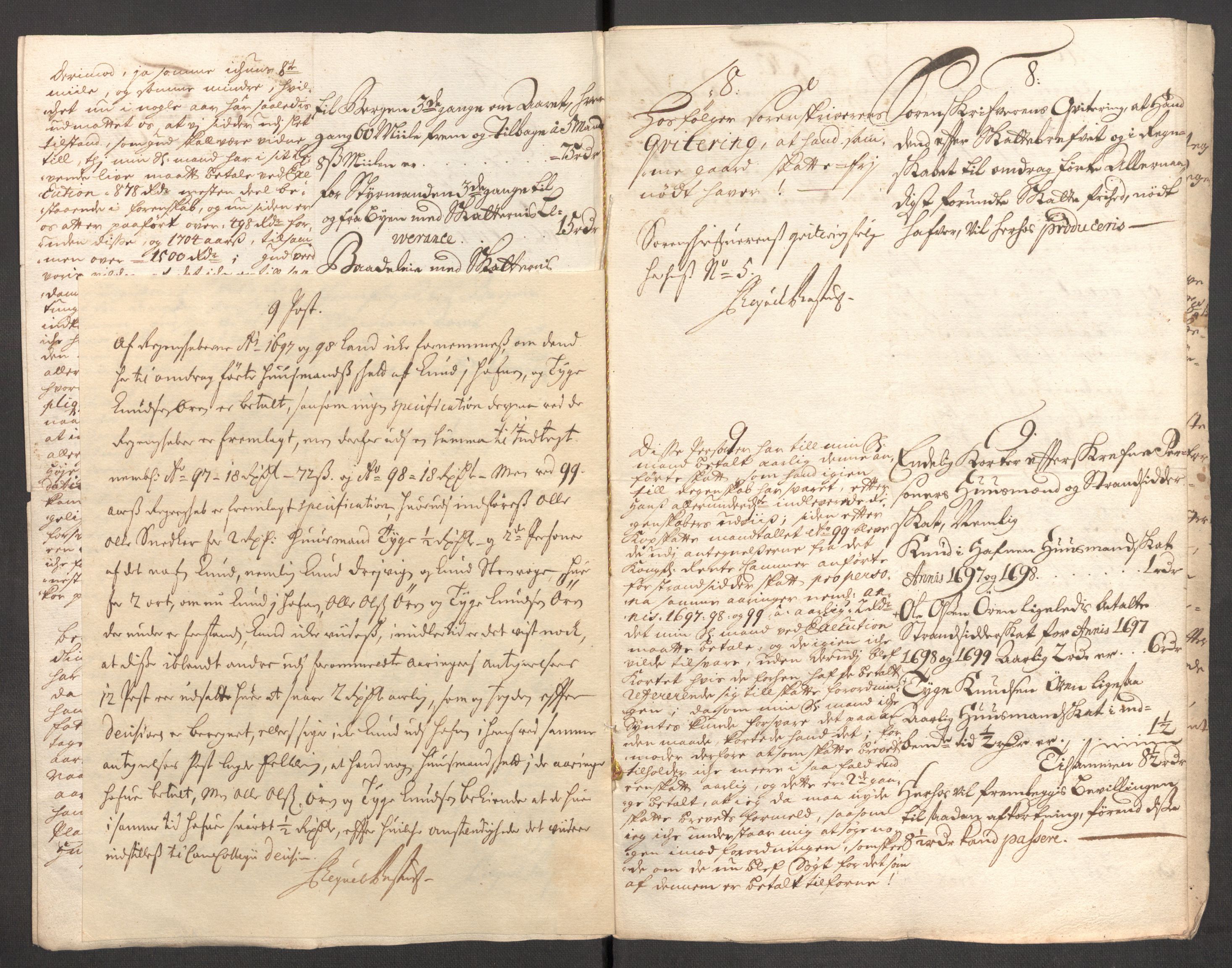 Rentekammeret inntil 1814, Reviderte regnskaper, Fogderegnskap, RA/EA-4092/R54/L3560: Fogderegnskap Sunnmøre, 1704-1705, p. 448