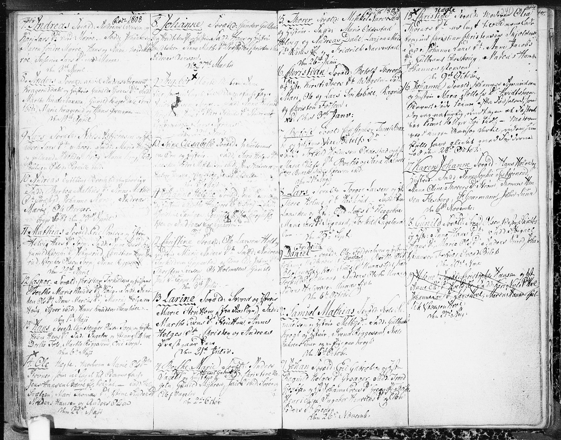 Hobøl prestekontor Kirkebøker, SAO/A-2002/F/Fa/L0001: Parish register (official) no. I 1, 1733-1814, p. 341