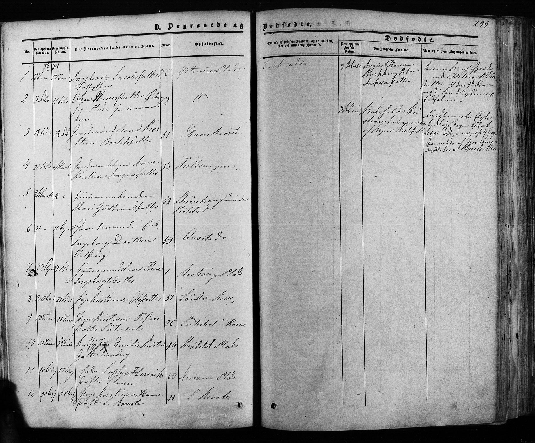 Ås prestekontor Kirkebøker, SAO/A-10894/F/Fa/L0007: Parish register (official) no. I 7, 1854-1870, p. 299