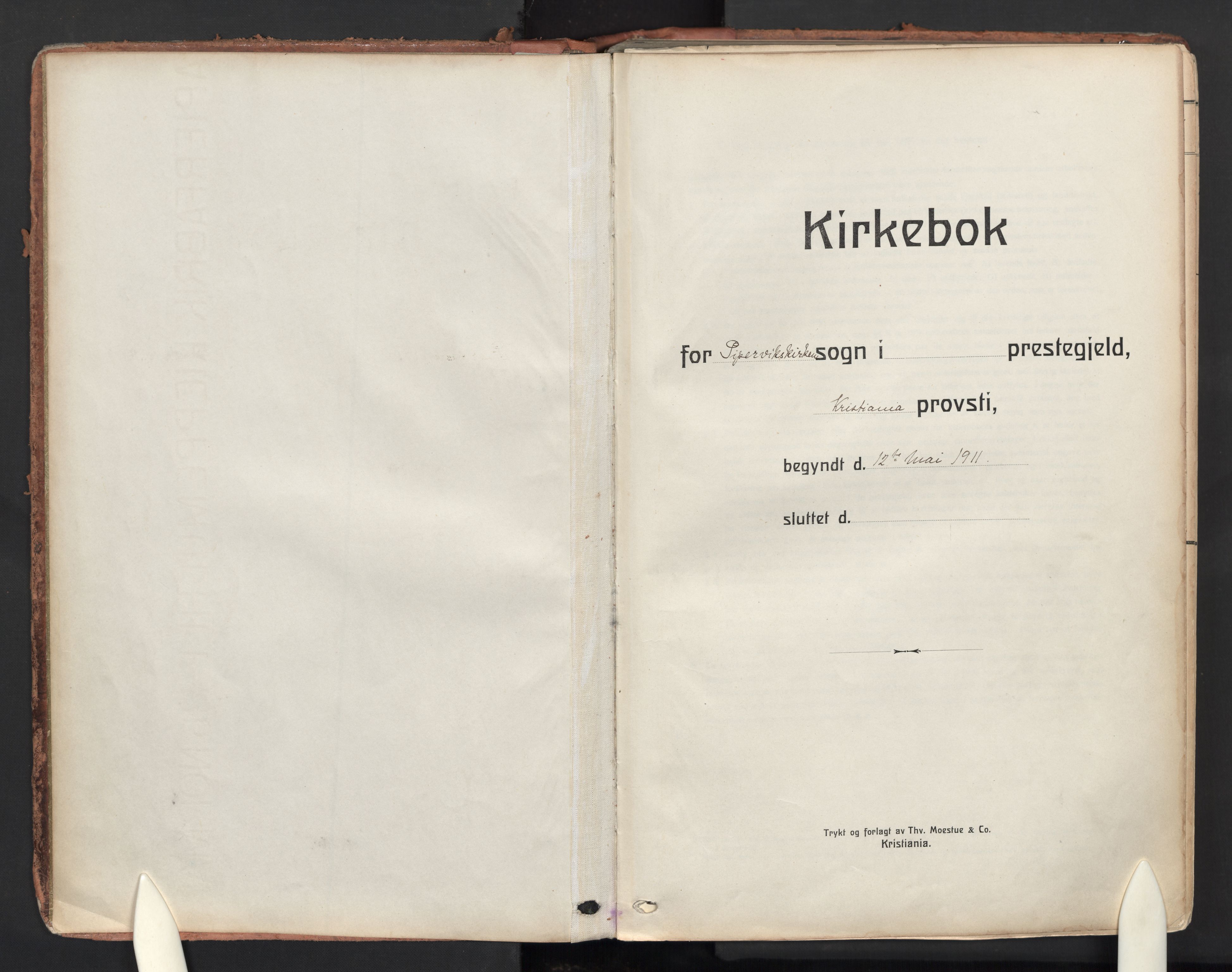 Piperviken prestekontor Kirkebøker, AV/SAO-A-10874/F/L0007: Parish register (official) no. 7, 1911-1956
