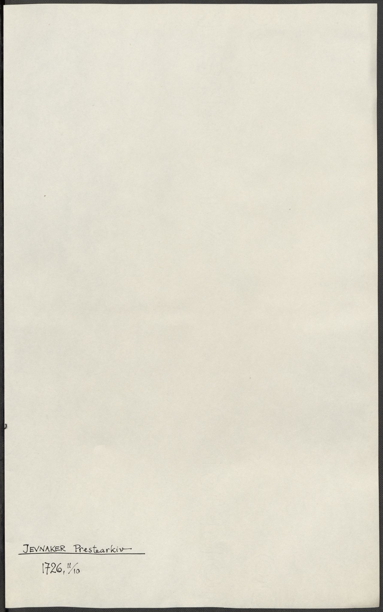 Riksarkivets diplomsamling, RA/EA-5965/F15/L0014: Prestearkiv - Oppland, 1696-1879, p. 54