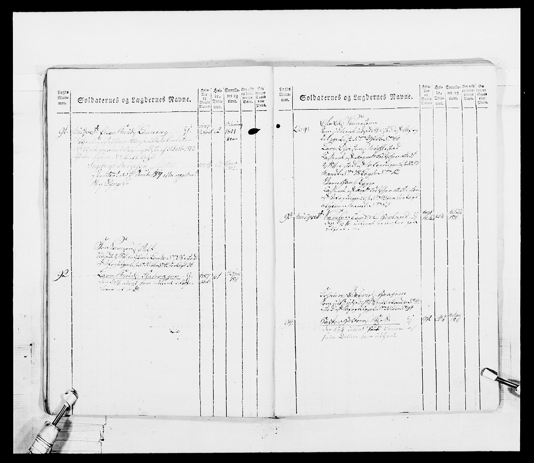 Generalitets- og kommissariatskollegiet, Det kongelige norske kommissariatskollegium, AV/RA-EA-5420/E/Eh/L0099: Bergenhusiske nasjonale infanteriregiment, 1812, p. 156