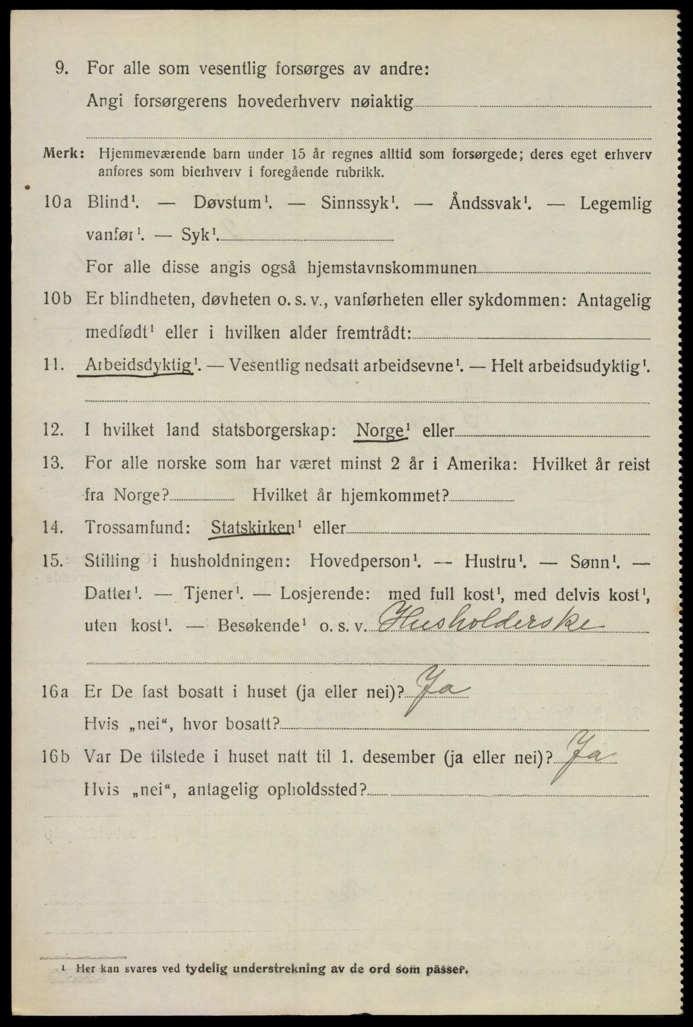 SAO, 1920 census for Onsøy, 1920, p. 14395