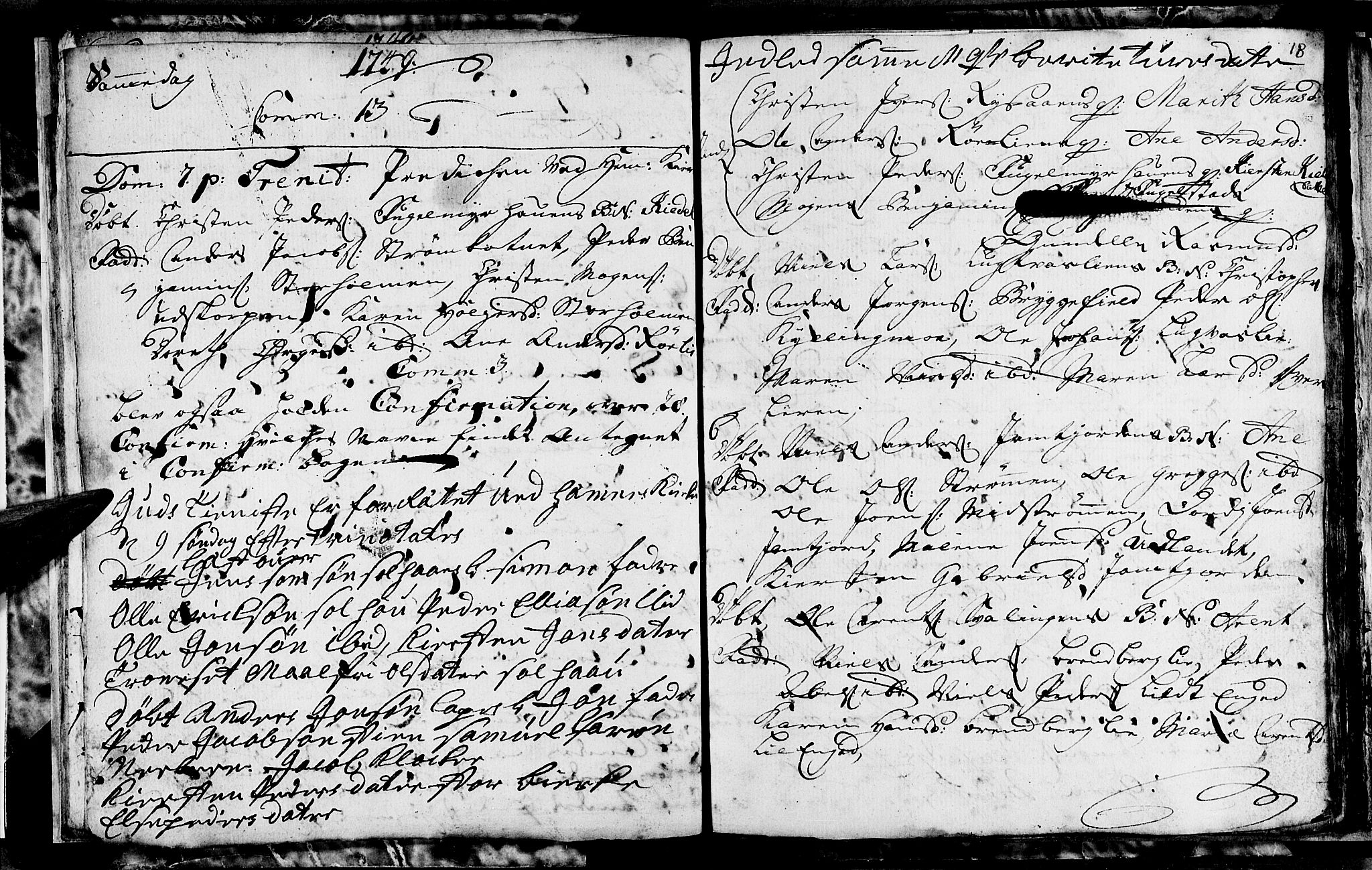 Ministerialprotokoller, klokkerbøker og fødselsregistre - Nordland, SAT/A-1459/825/L0347: Parish register (official) no. 825A03, 1748-1751, p. 18