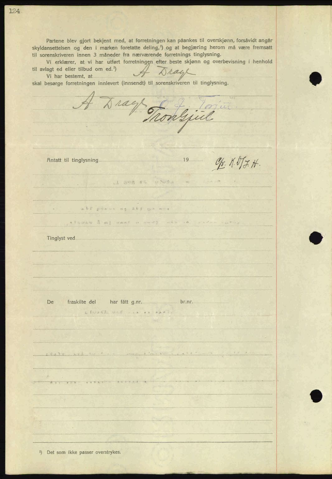 Nordmøre sorenskriveri, AV/SAT-A-4132/1/2/2Ca: Mortgage book no. A81, 1937-1937, Diary no: : 604/1937