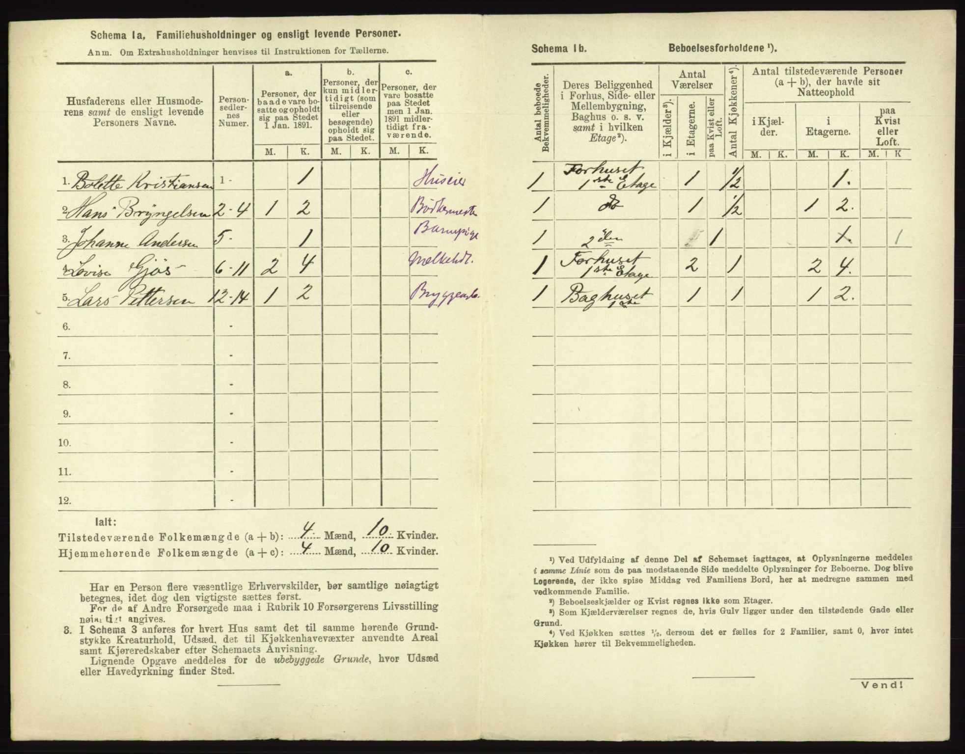 RA, 1891 census for 0101 Fredrikshald, 1891, p. 1529