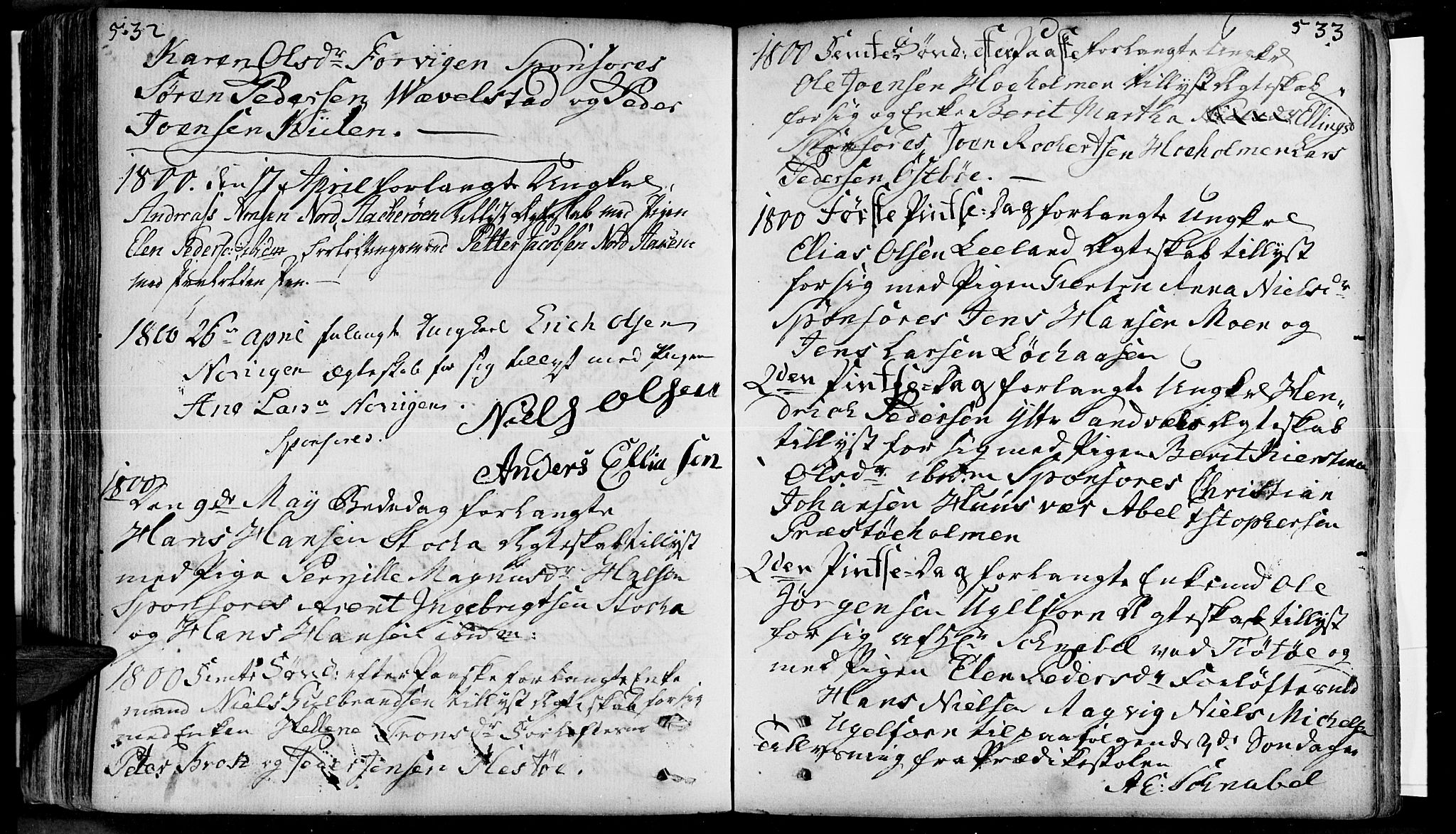 Ministerialprotokoller, klokkerbøker og fødselsregistre - Nordland, AV/SAT-A-1459/830/L0436: Parish register (official) no. 830A05 /1, 1737-1804, p. 532-533