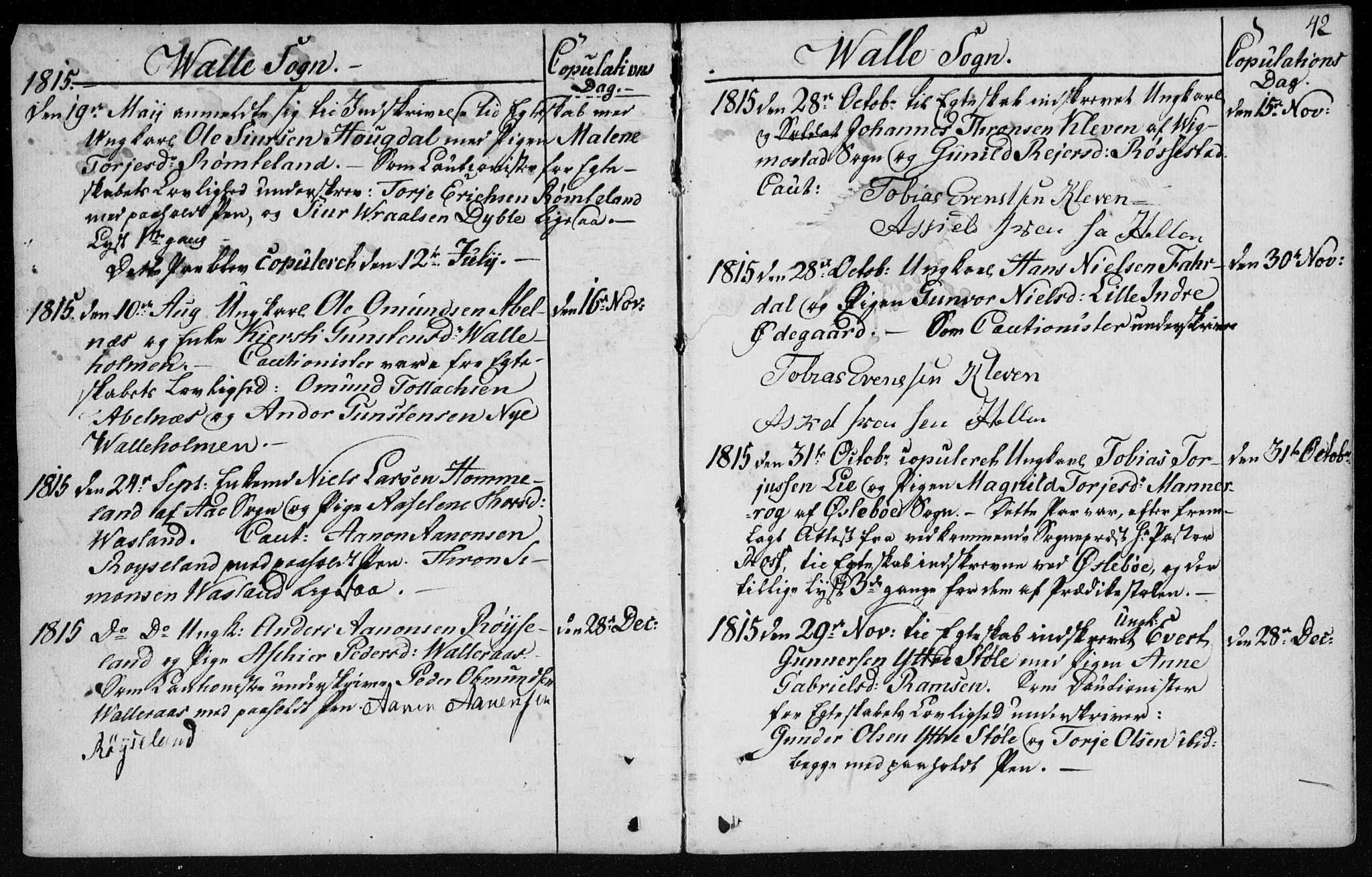 Sør-Audnedal sokneprestkontor, SAK/1111-0039/F/Fa/Fab/L0003: Parish register (official) no. A 3, 1766-1828, p. 42