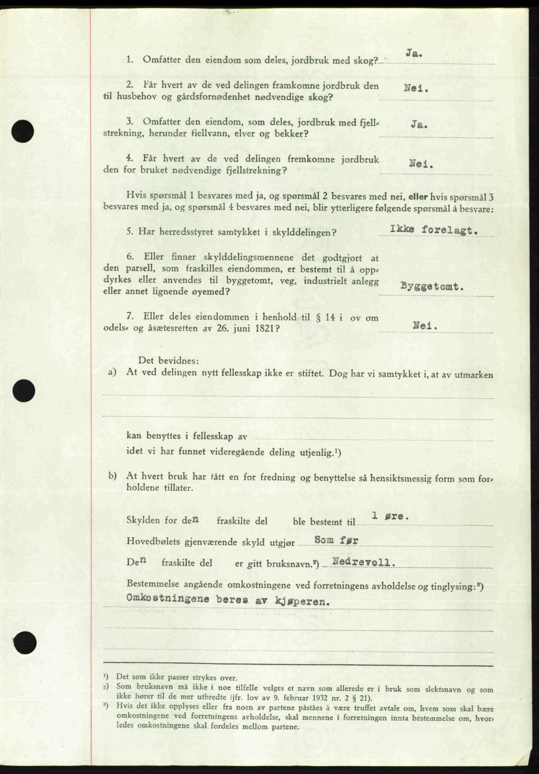 Romsdal sorenskriveri, AV/SAT-A-4149/1/2/2C: Mortgage book no. A24, 1947-1947, Diary no: : 2752/1947