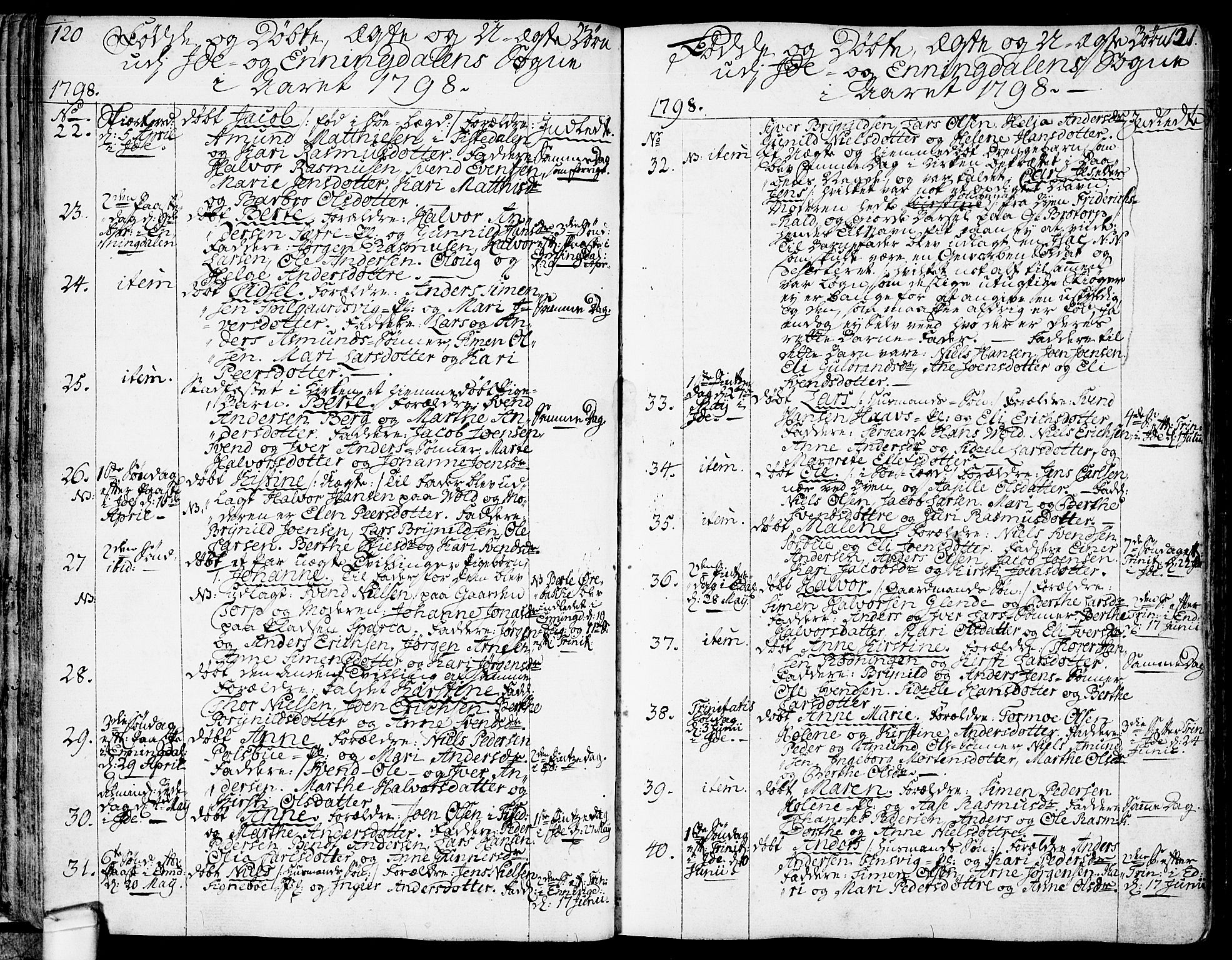 Idd prestekontor Kirkebøker, AV/SAO-A-10911/F/Fc/L0001: Parish register (official) no. III 1, 1770-1814, p. 120-121