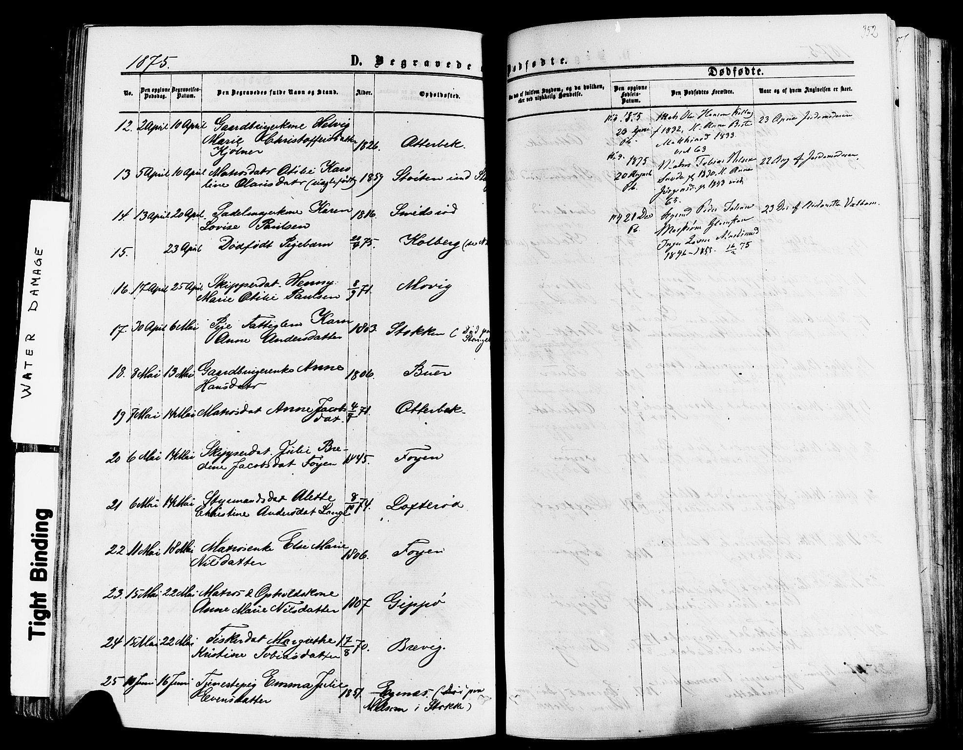 Nøtterøy kirkebøker, AV/SAKO-A-354/F/Fa/L0007: Parish register (official) no. I 7, 1865-1877, p. 352