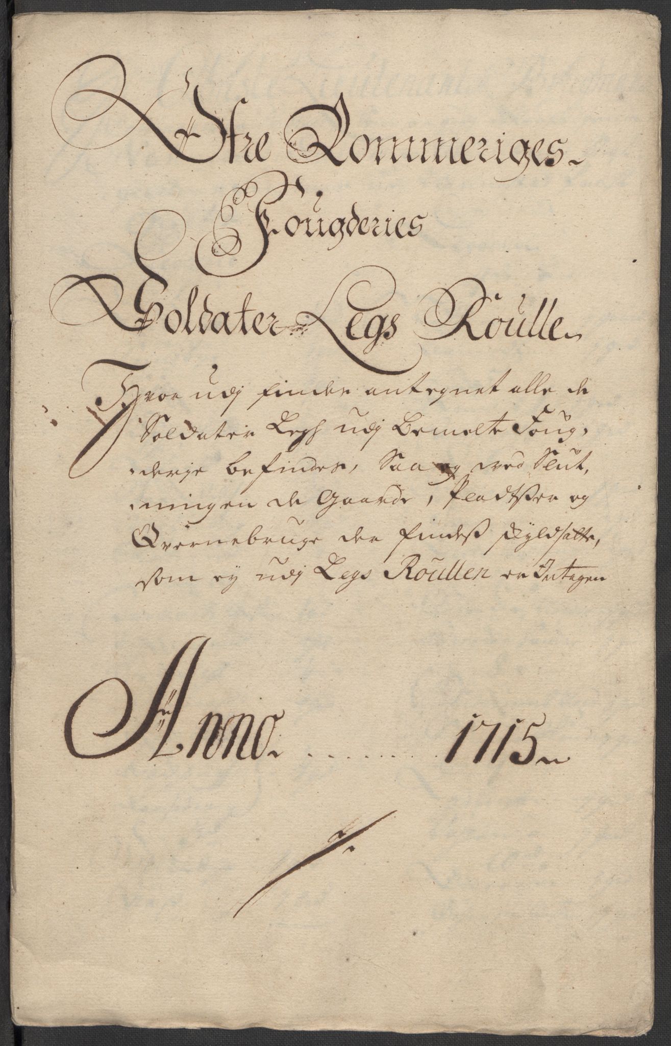 Rentekammeret inntil 1814, Reviderte regnskaper, Fogderegnskap, RA/EA-4092/R12/L0724: Fogderegnskap Øvre Romerike, 1715, p. 138