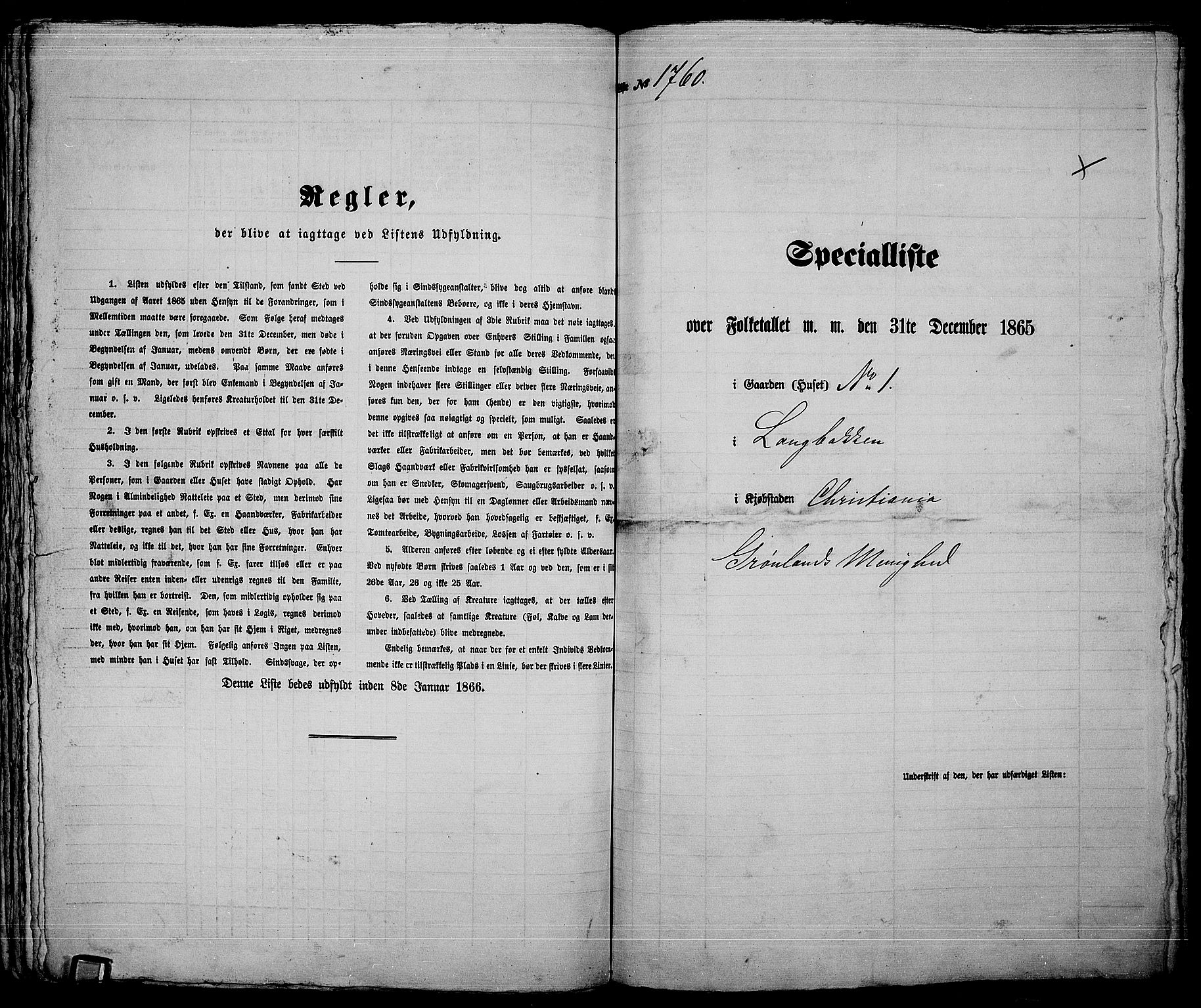 RA, 1865 census for Kristiania, 1865, p. 3962