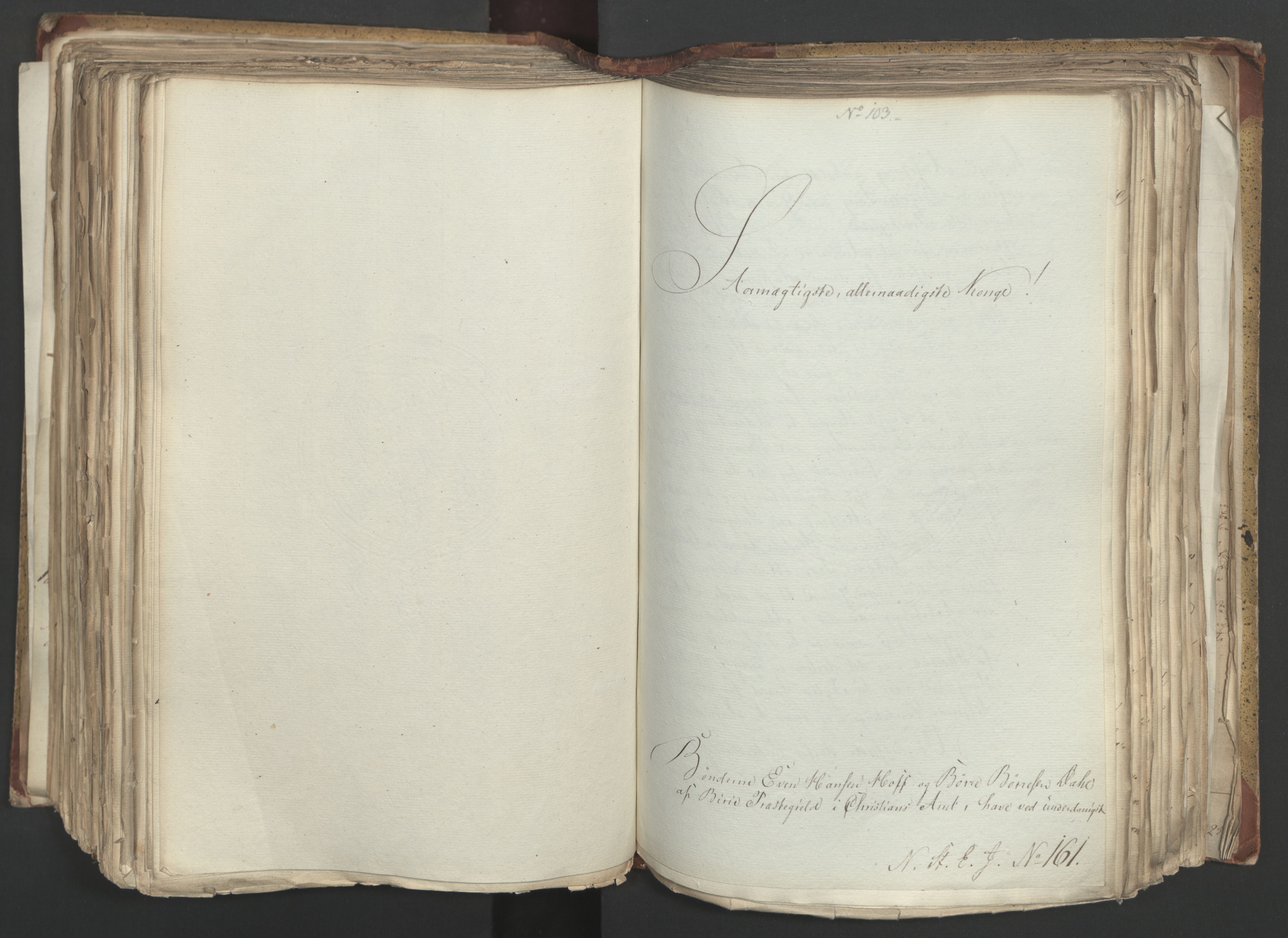 Statsrådsavdelingen i Stockholm, AV/RA-S-1003/D/Da/L0001: Regjeringsinnstillinger nr. 1-262, 1814-1815, p. 352