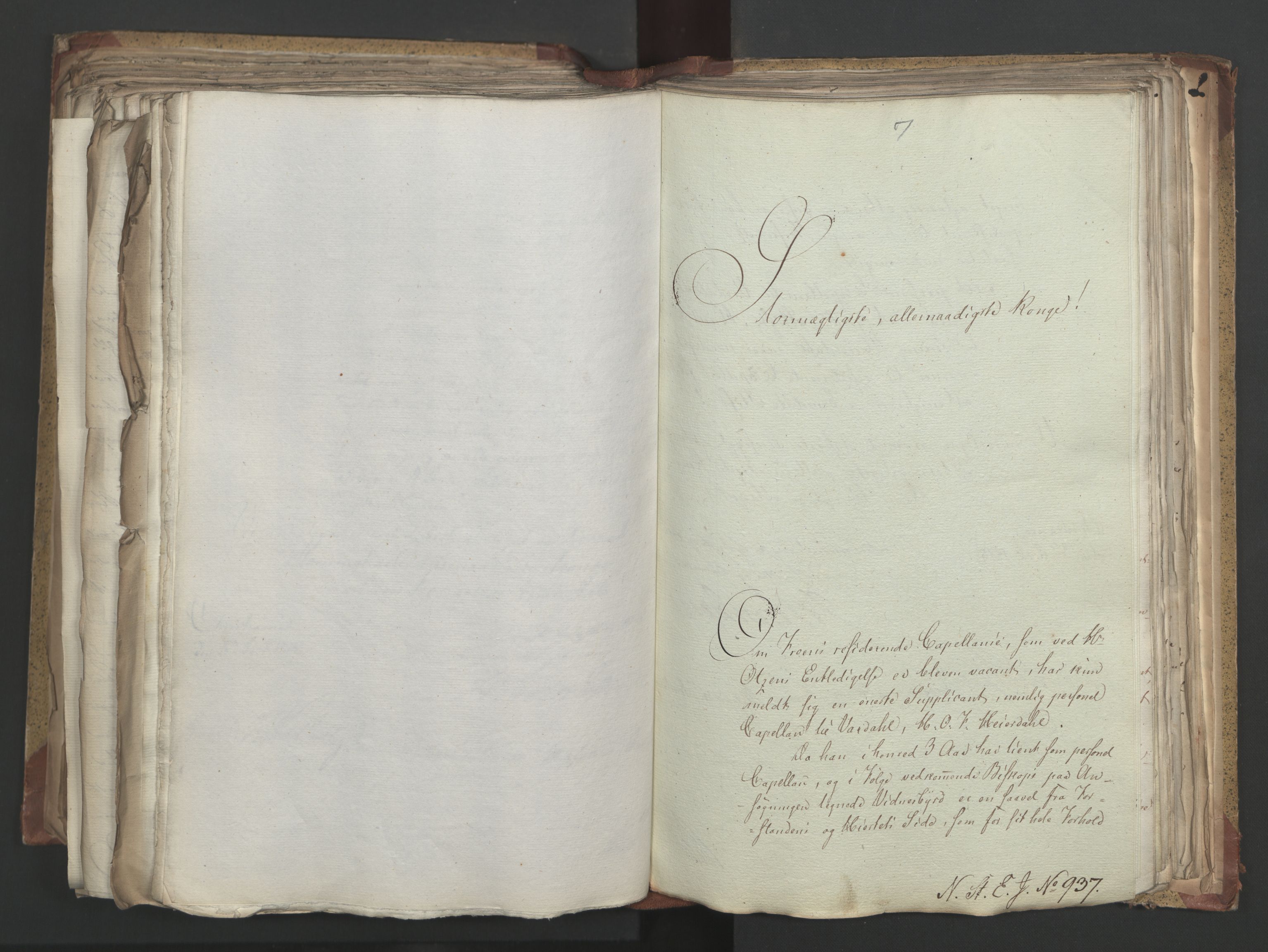 Statsrådsavdelingen i Stockholm, AV/RA-S-1003/D/Da/L0004: Regjeringsinnstillinger nr. 788-999, 1815, p. 361