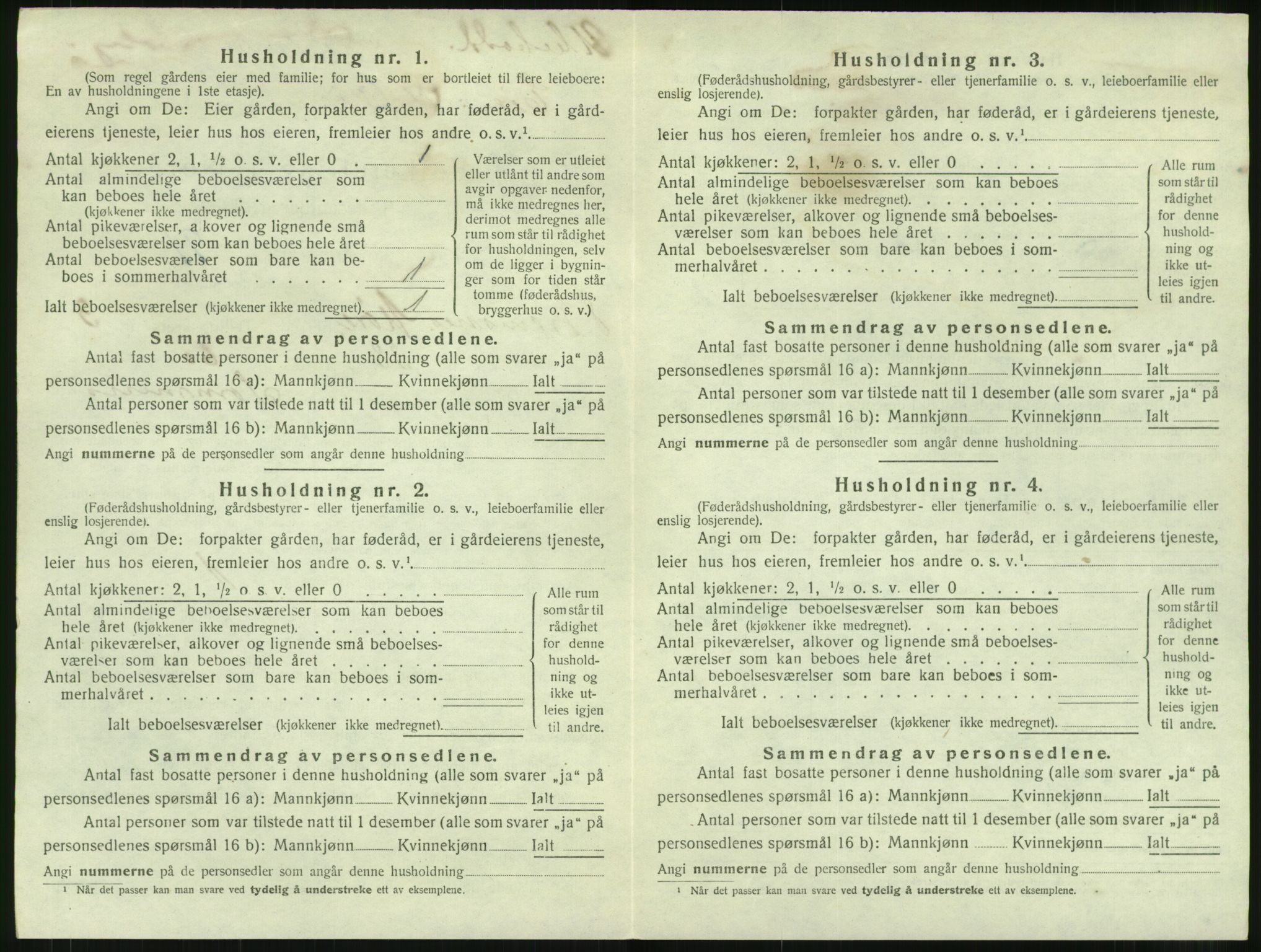 SAT, 1920 census for Bremsnes, 1920, p. 514