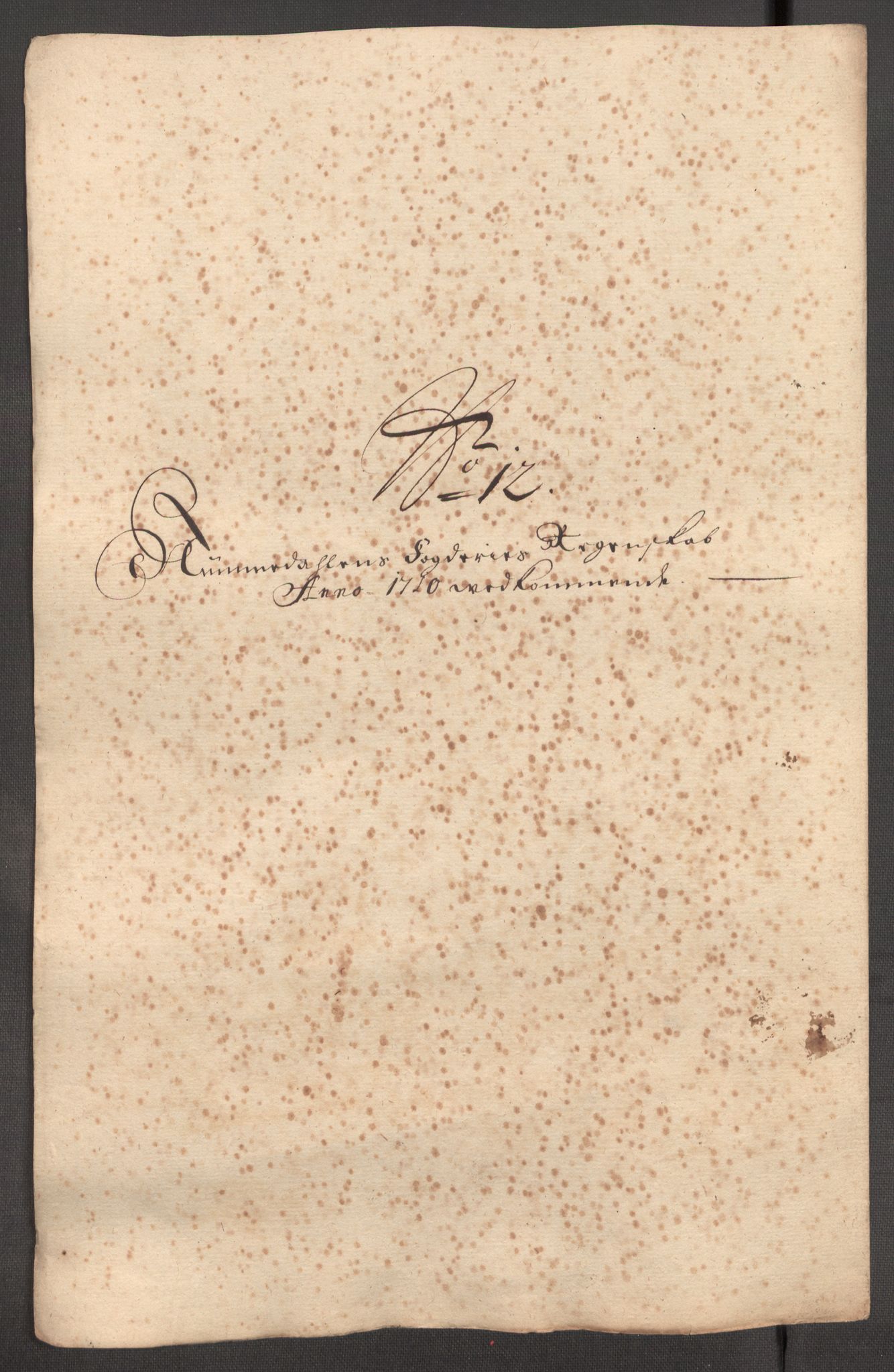 Rentekammeret inntil 1814, Reviderte regnskaper, Fogderegnskap, AV/RA-EA-4092/R64/L4431: Fogderegnskap Namdal, 1709-1710, p. 415