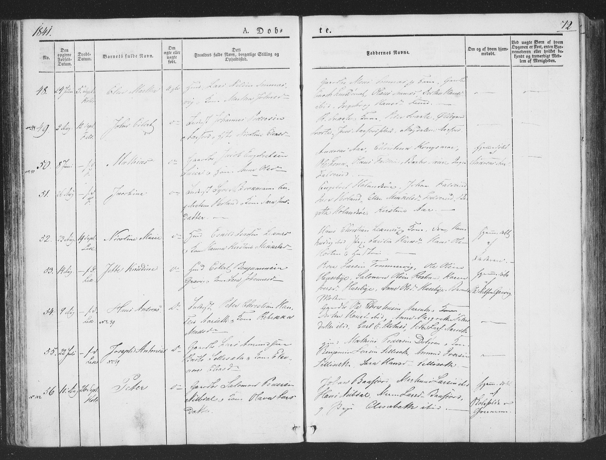 Ministerialprotokoller, klokkerbøker og fødselsregistre - Nord-Trøndelag, AV/SAT-A-1458/780/L0639: Parish register (official) no. 780A04, 1830-1844, p. 72