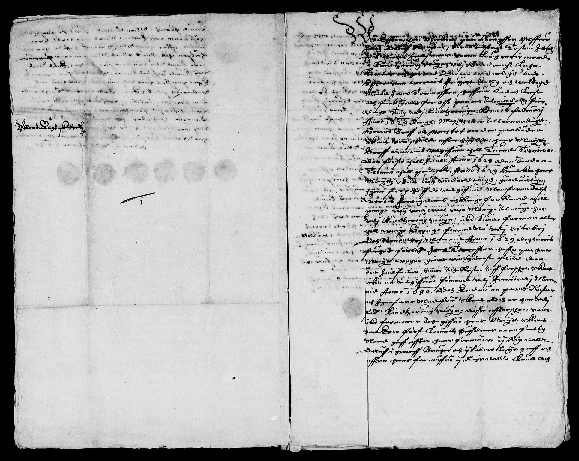 Rentekammeret inntil 1814, Reviderte regnskaper, Lensregnskaper, AV/RA-EA-5023/R/Rb/Rbt/L0050: Bergenhus len, 1628-1629