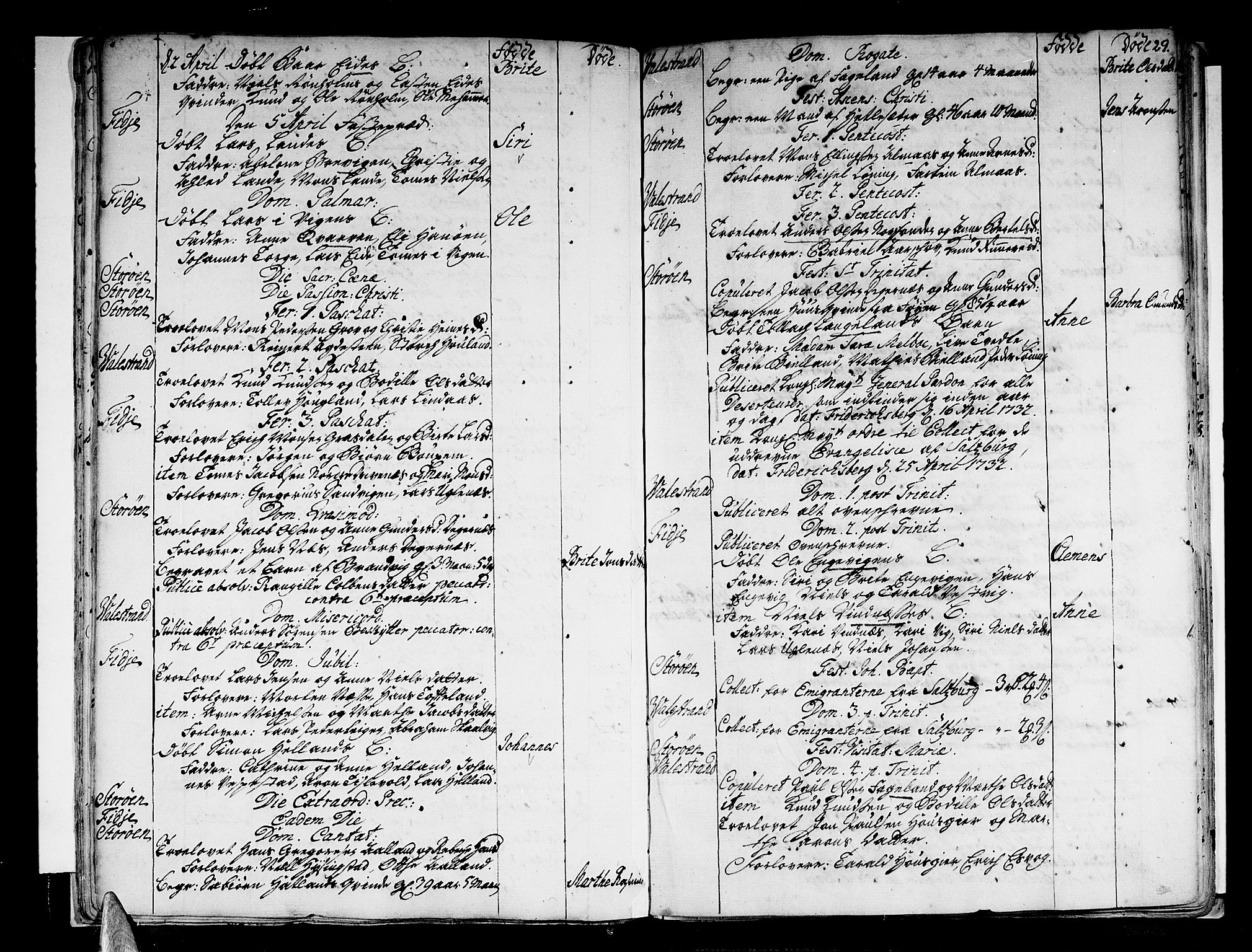 Stord sokneprestembete, AV/SAB-A-78201/H/Haa: Parish register (official) no. A 1, 1725-1744, p. 29