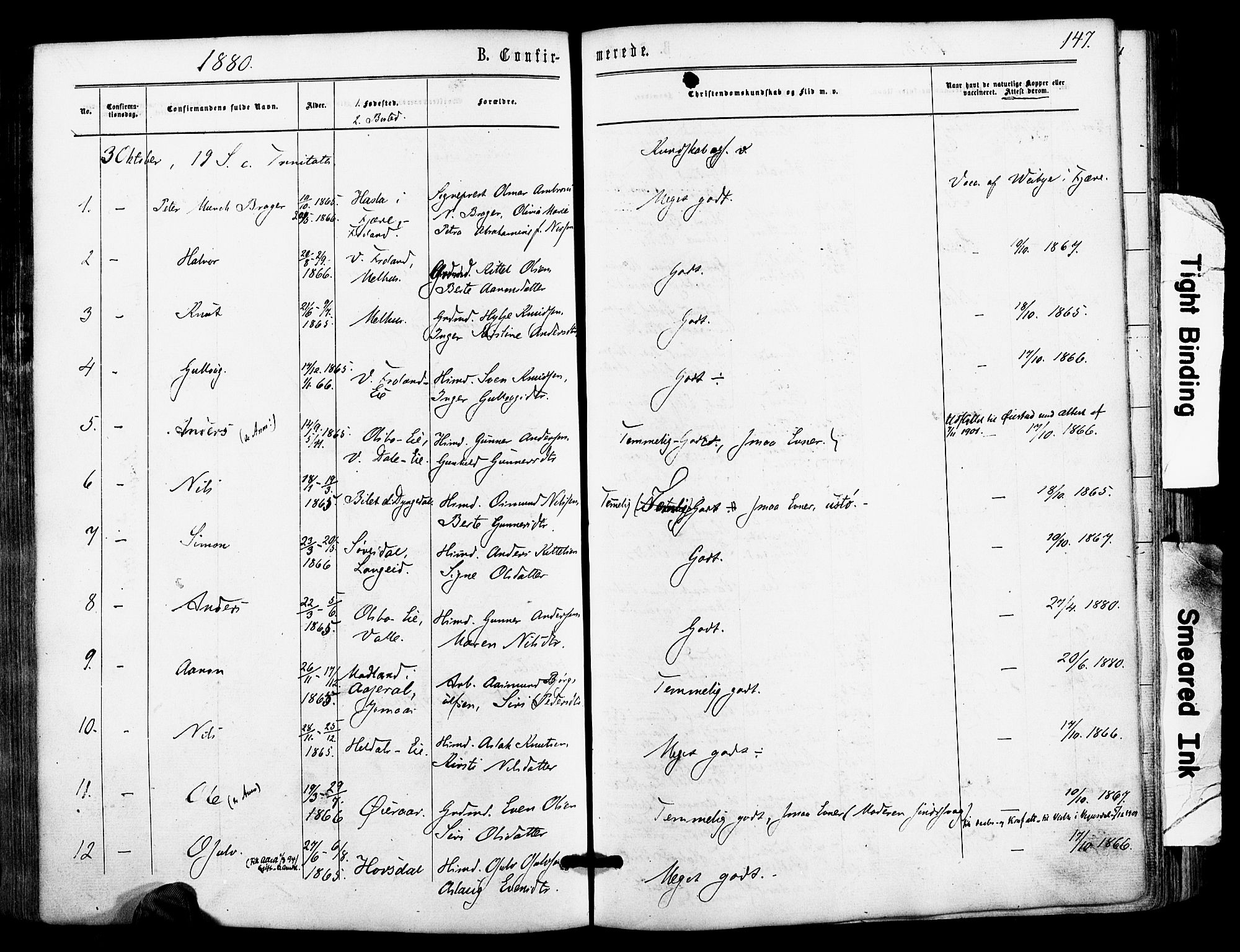 Froland sokneprestkontor, AV/SAK-1111-0013/F/Fa/L0003: Parish register (official) no. A 3, 1864-1881, p. 148