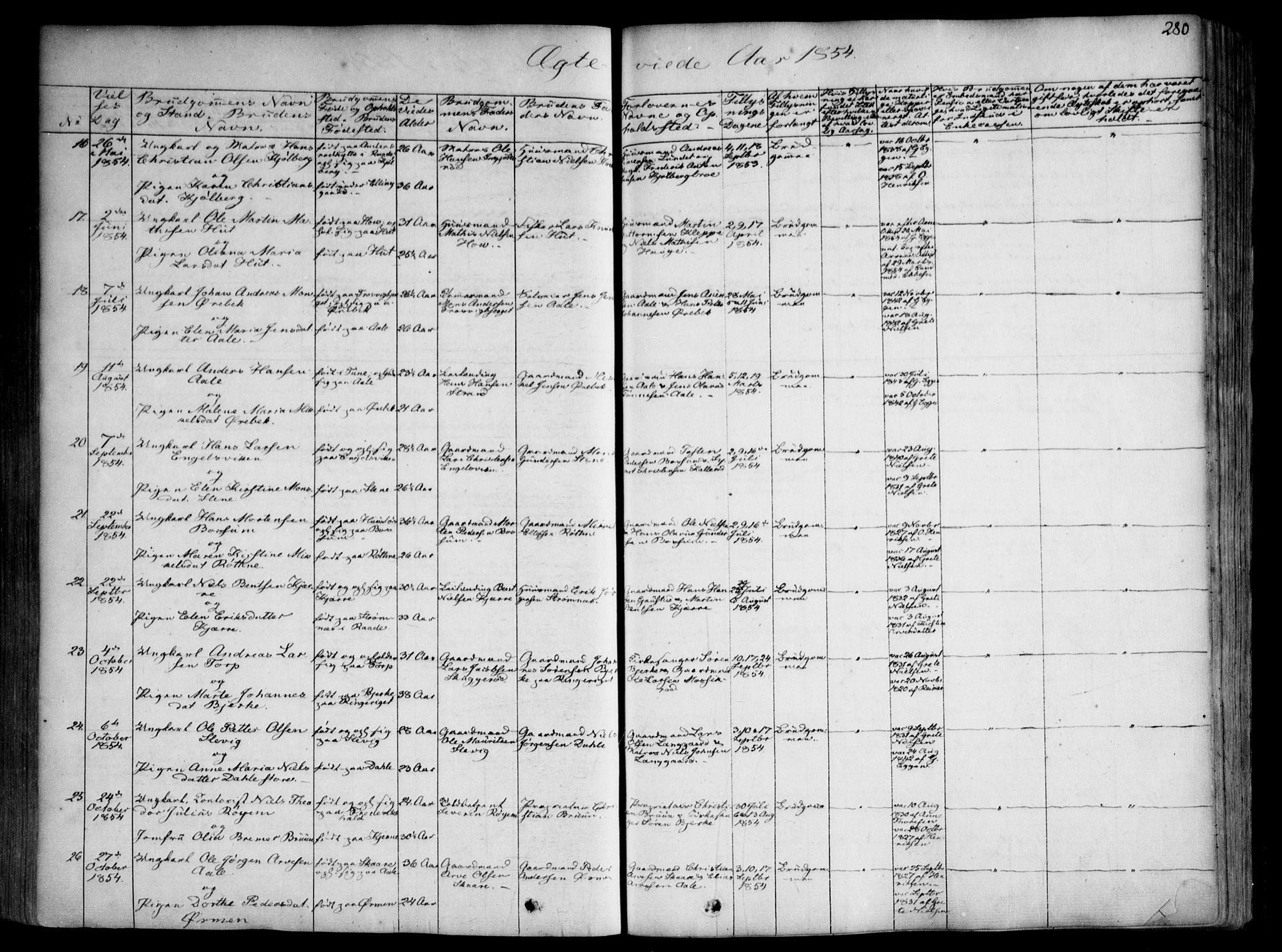 Onsøy prestekontor Kirkebøker, SAO/A-10914/F/Fa/L0003: Parish register (official) no. I 3, 1841-1860, p. 280