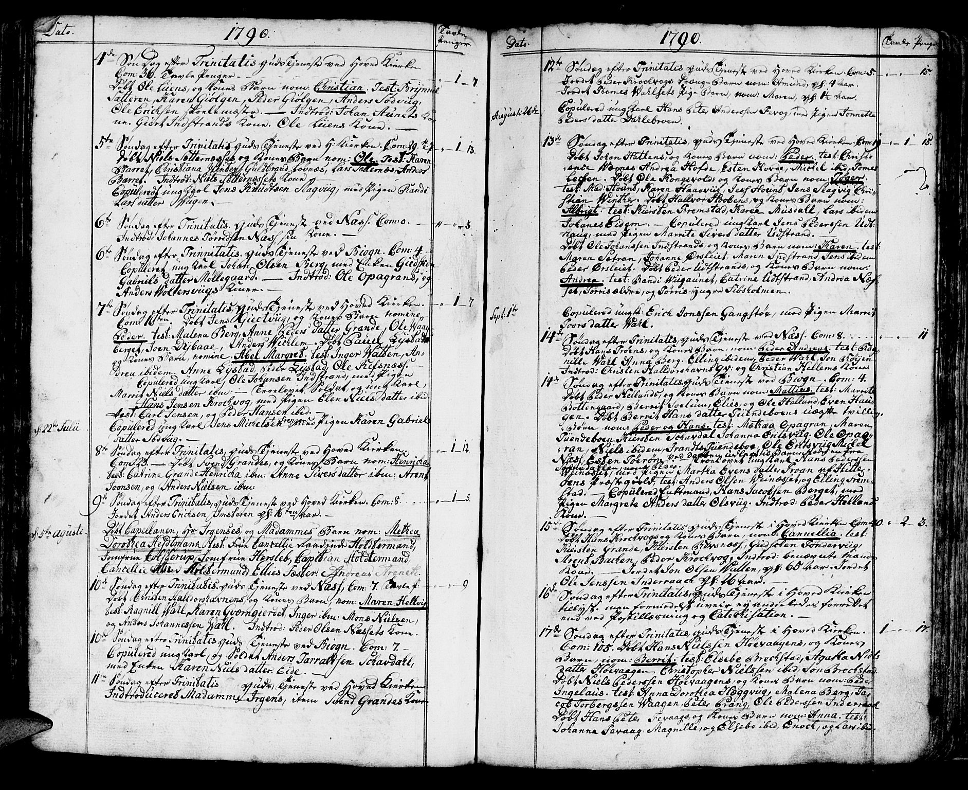 Ministerialprotokoller, klokkerbøker og fødselsregistre - Sør-Trøndelag, SAT/A-1456/659/L0733: Parish register (official) no. 659A03, 1767-1818