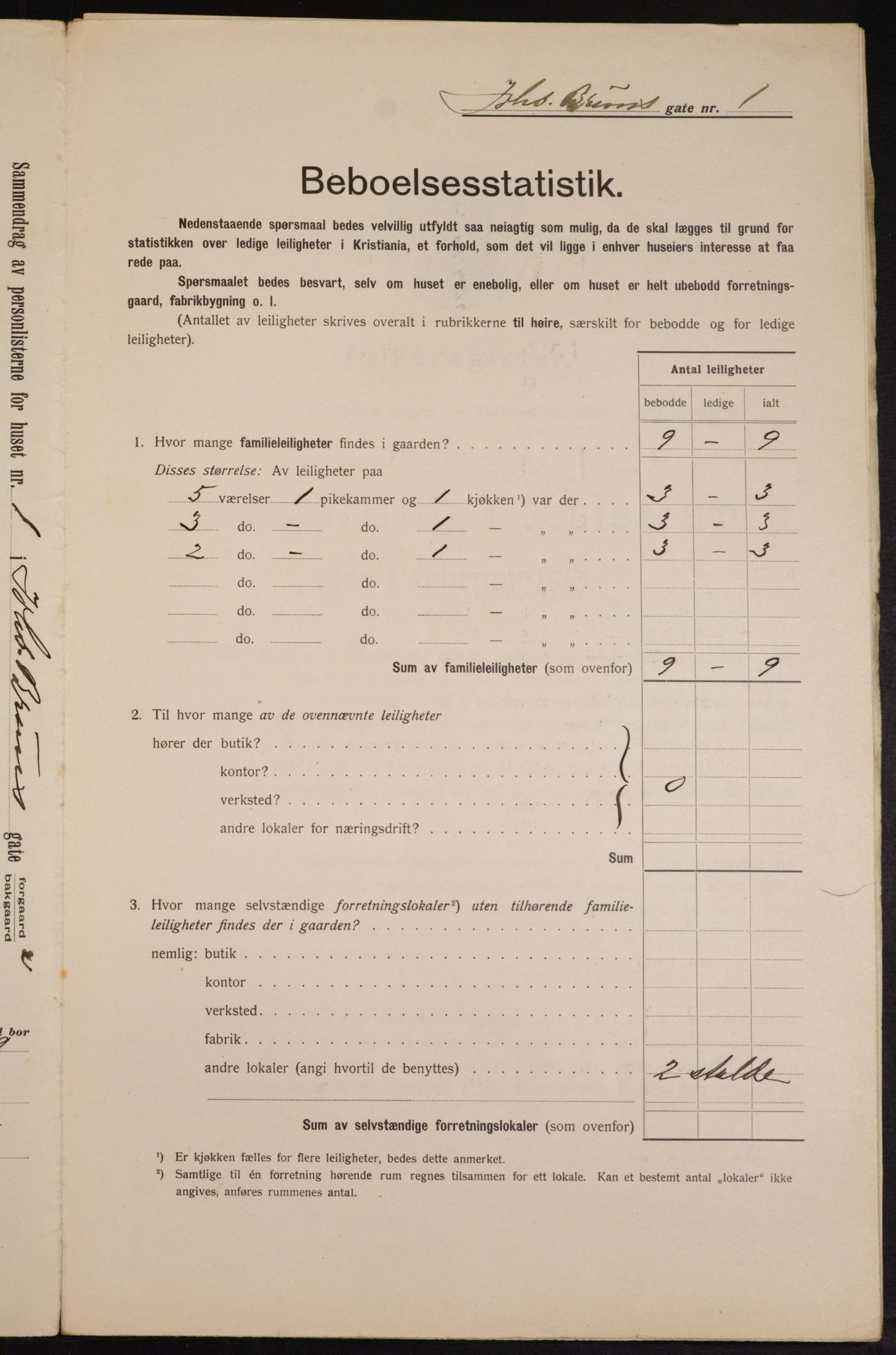 OBA, Municipal Census 1913 for Kristiania, 1913, p. 46773