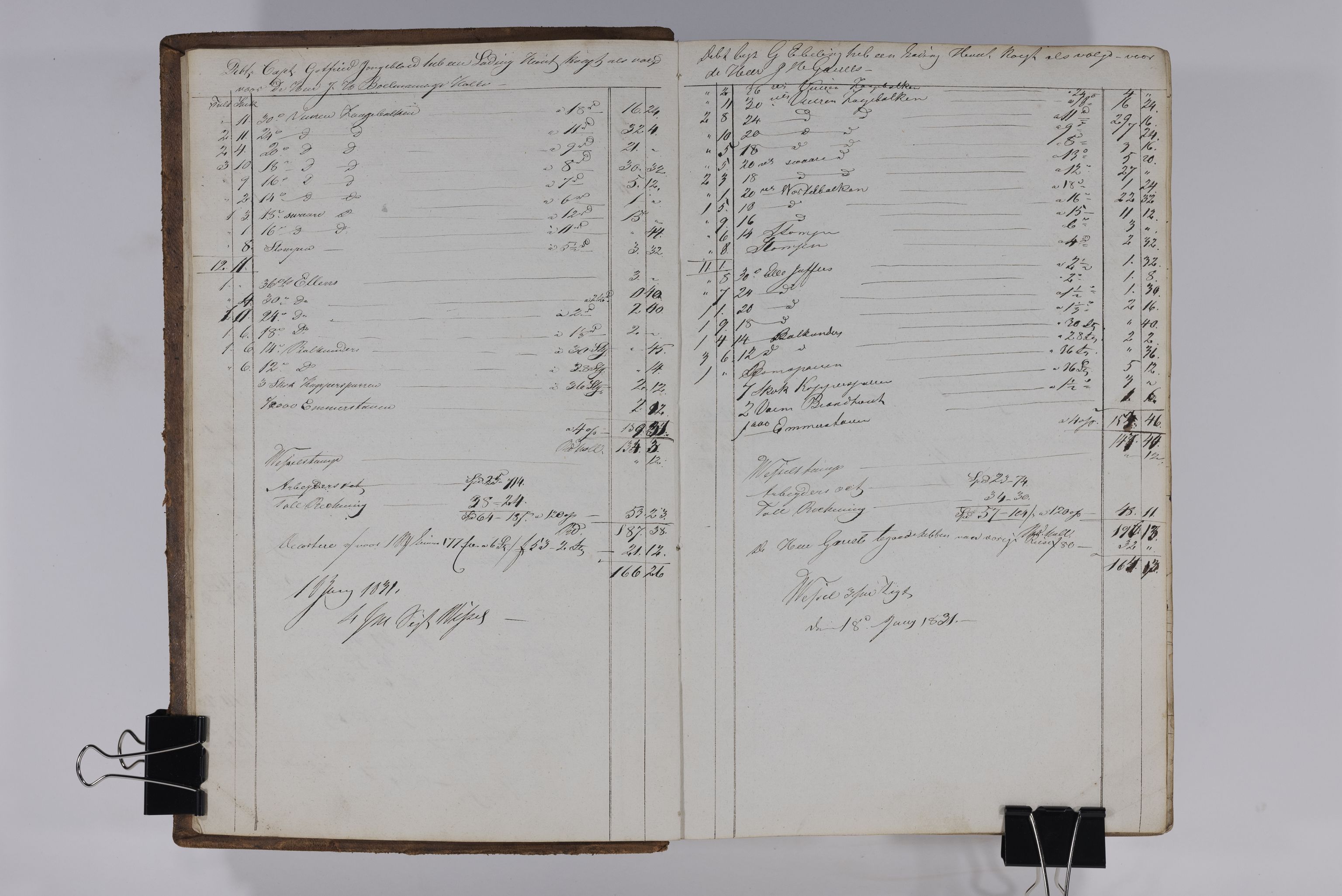 , Priscourant-tømmerpriser, 1834-38, 1834-1838, p. 8