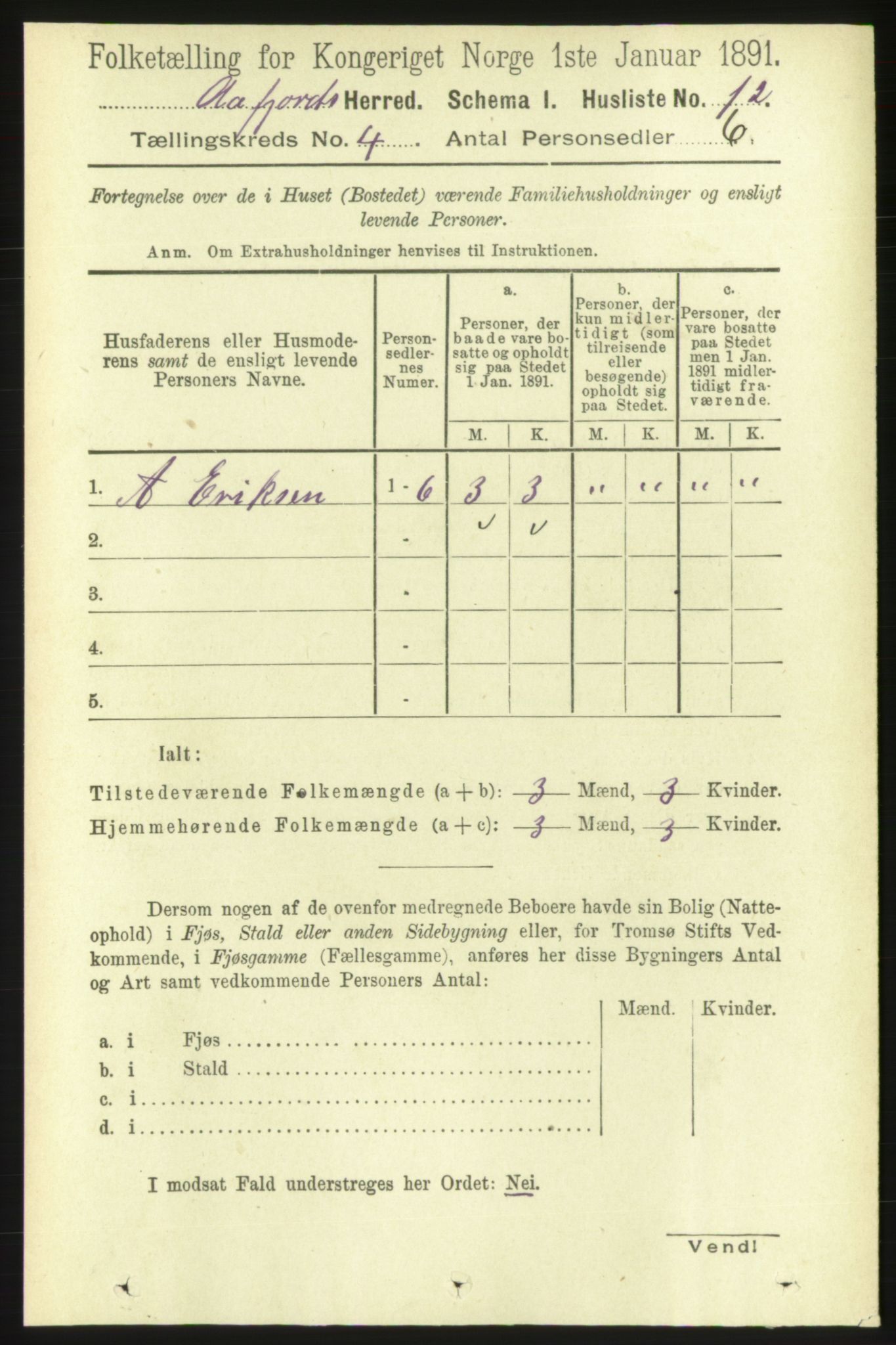 RA, 1891 census for 1630 Åfjord, 1891, p. 753