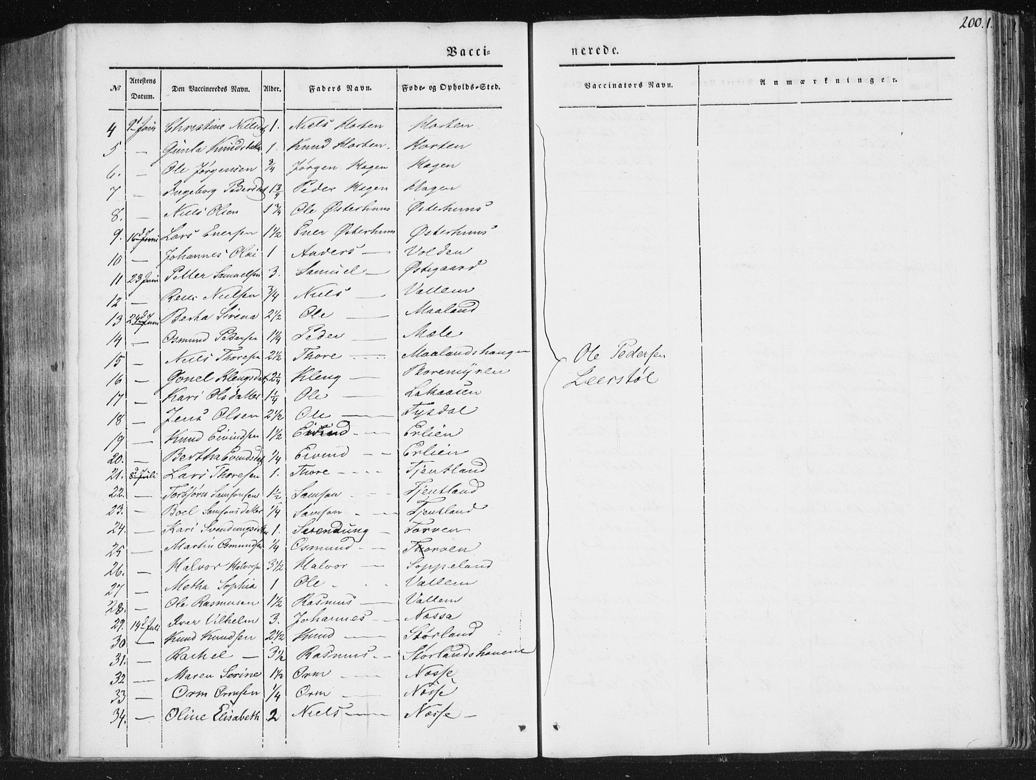 Hjelmeland sokneprestkontor, AV/SAST-A-101843/01/IV/L0008: Parish register (official) no. A 8, 1842-1861, p. 200