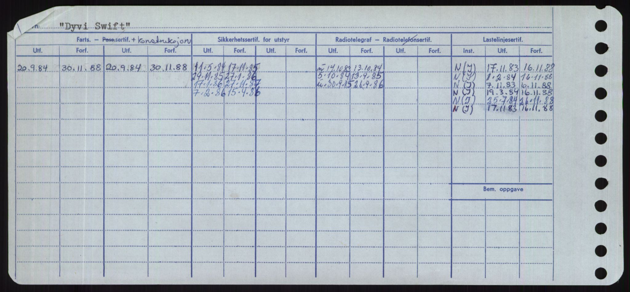 Sjøfartsdirektoratet med forløpere, Skipsmålingen, RA/S-1627/H/Hd/L0008: Fartøy, C-D, p. 754