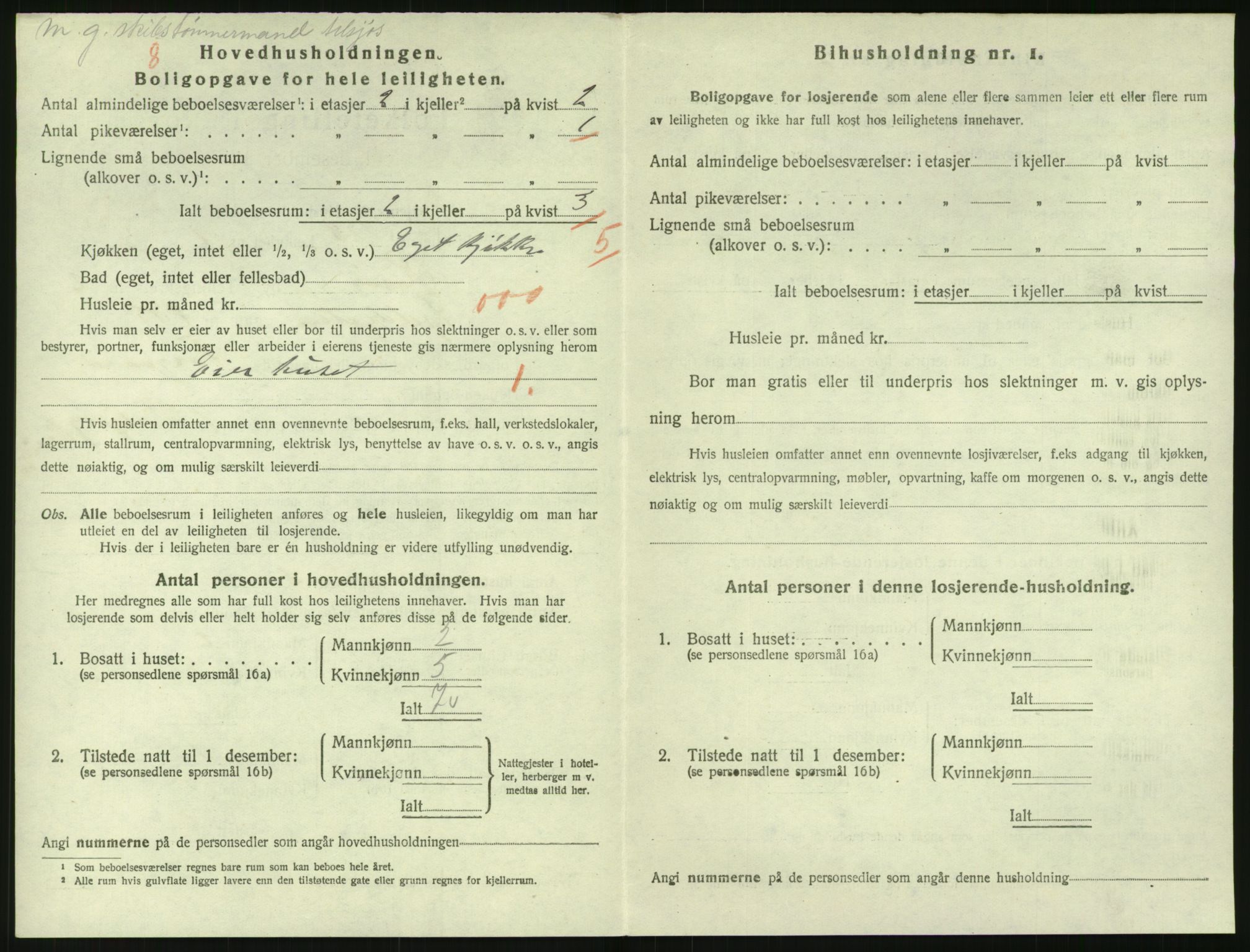 SAK, 1920 census for Risør, 1920, p. 2460