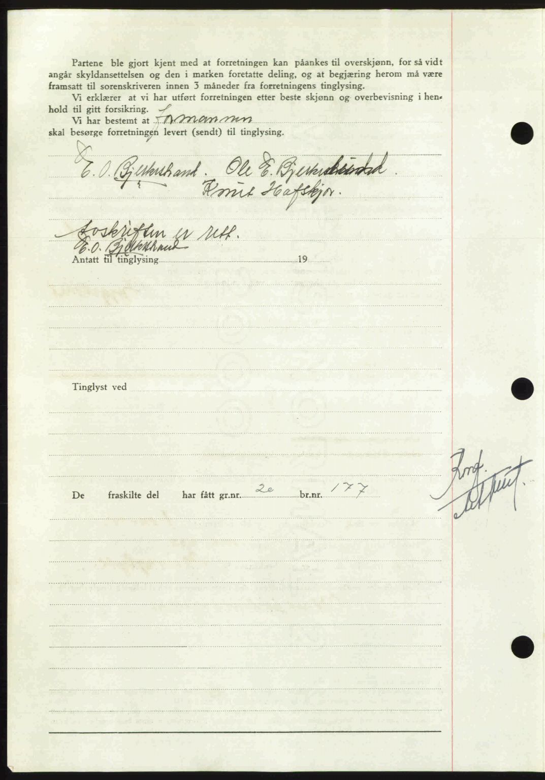 Nordmøre sorenskriveri, AV/SAT-A-4132/1/2/2Ca: Mortgage book no. A116, 1950-1950, Diary no: : 2918/1950