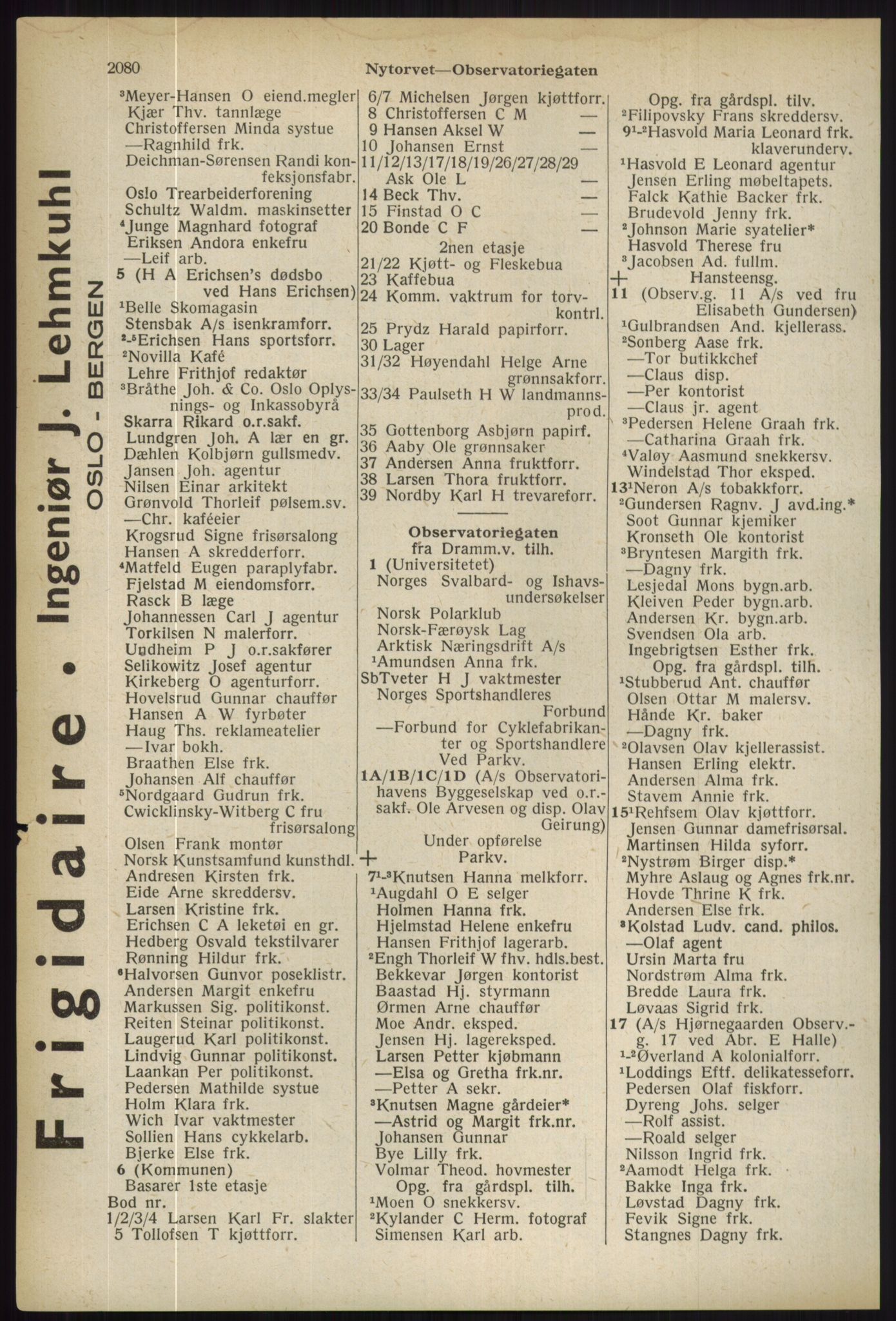Kristiania/Oslo adressebok, PUBL/-, 1936, p. 2080