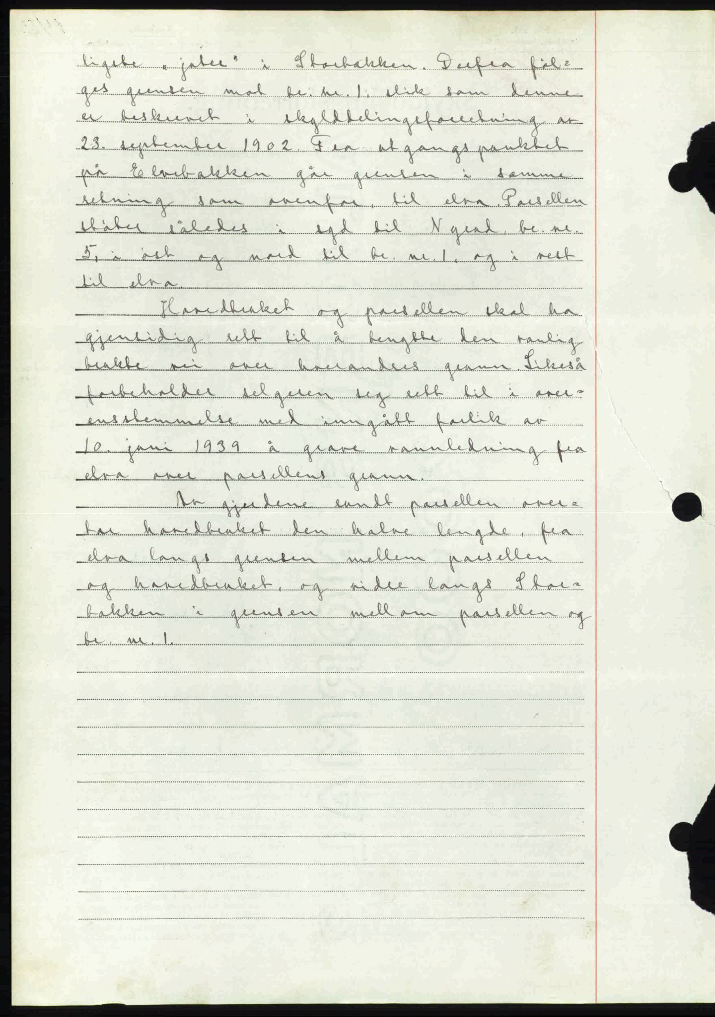 Rana sorenskriveri , SAT/A-1108/1/2/2C: Mortgage book no. A 6, 1939-1940, Diary no: : 1098/1939