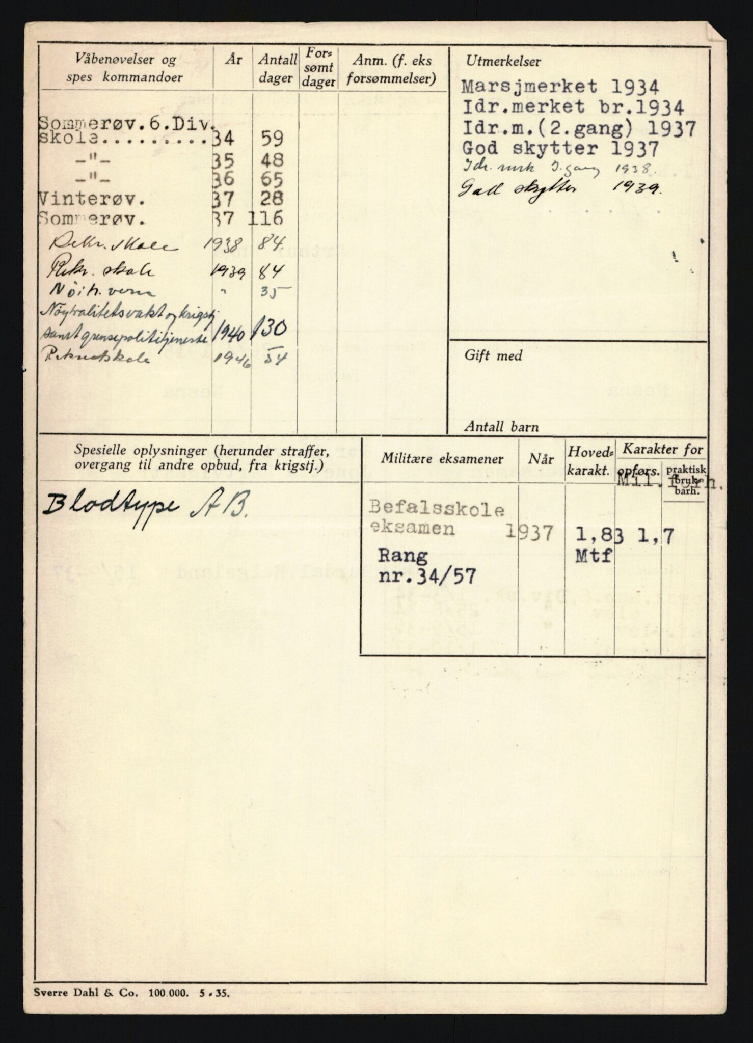 Forsvaret, Sør-Hålogaland landforsvar, AV/RA-RAFA-2552/P/Pa/L0302: Personellmapper for slettet personell, yrkesbefal og vernepliktig befal, født 1913-1916, 1932-1976, p. 305