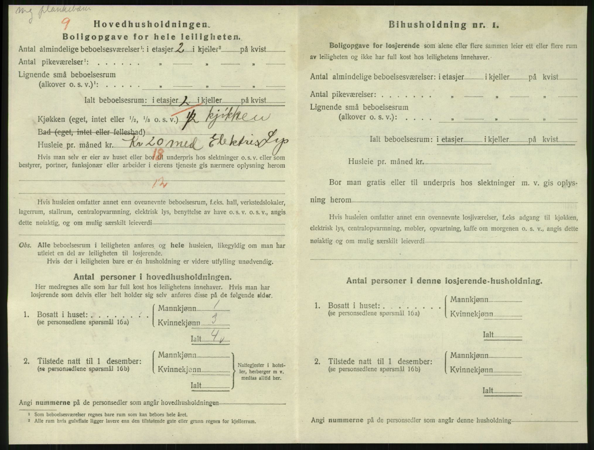 SAT, 1920 census for Namsos, 1920, p. 1732